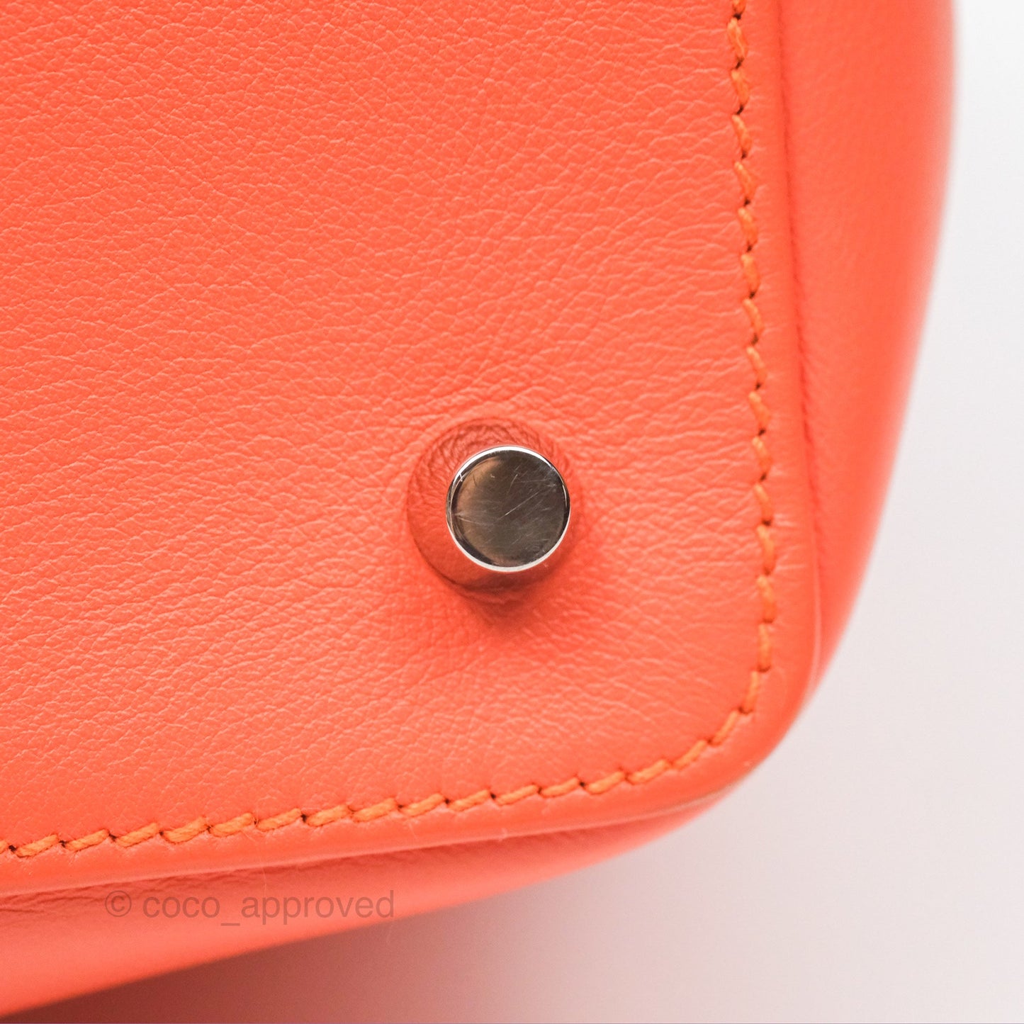 Hermès ToolBox 20 Mangue Evercolor Palladium Hardware
