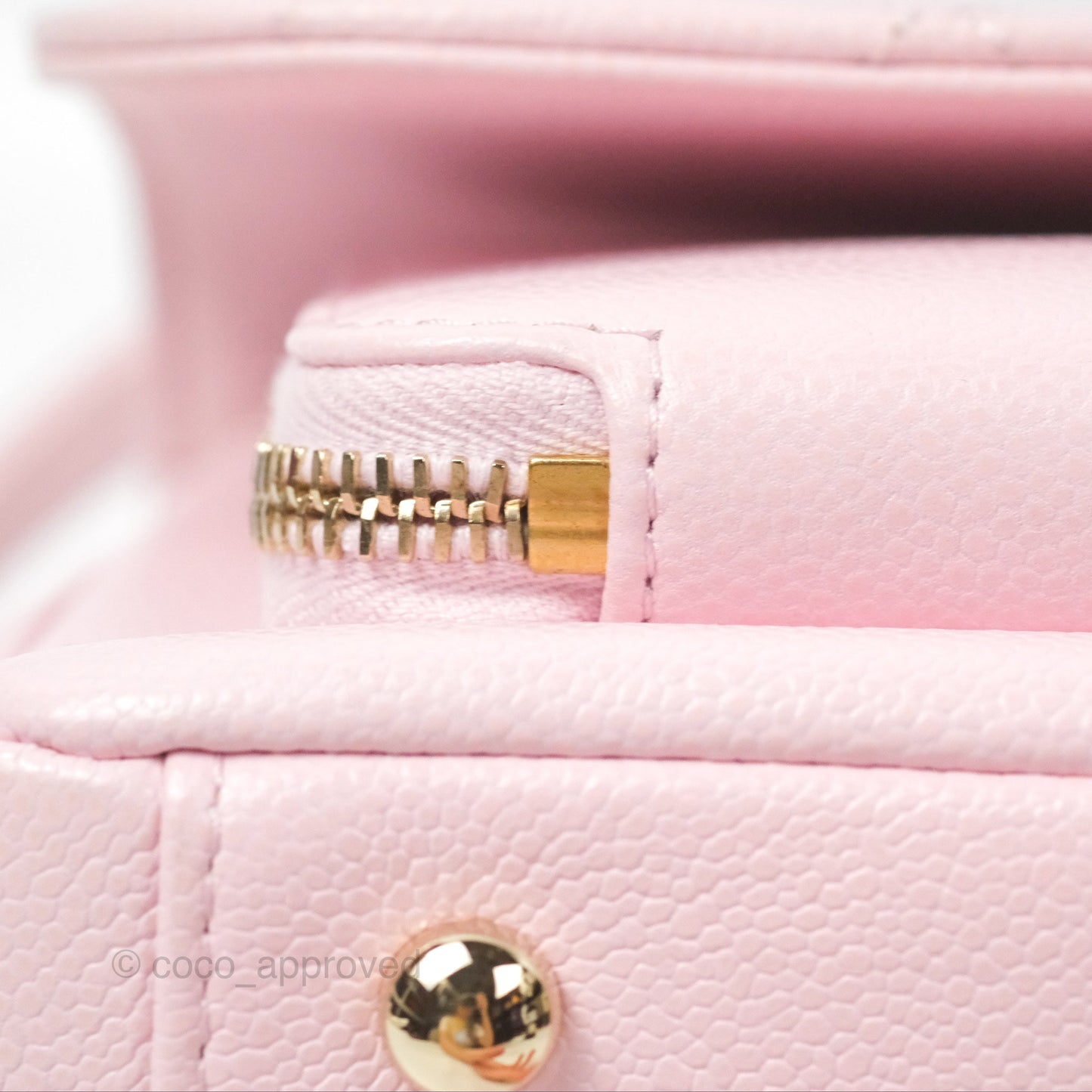 Chanel Quilted Small Business Affinity Flap Pink Caviar Gold Hardware