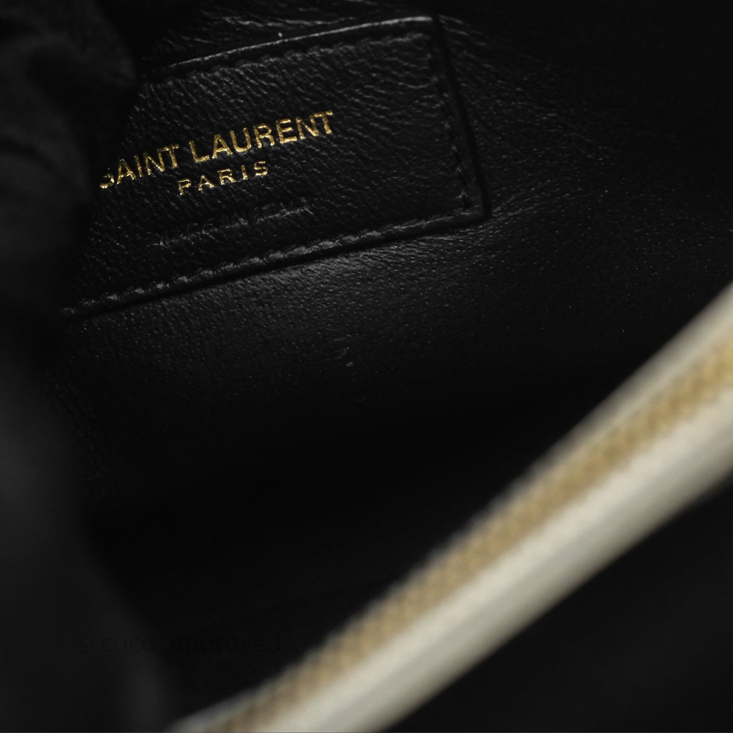 Saint Laurent Loulou Small Flap Bag Ivory Light Beige Gold Hardware