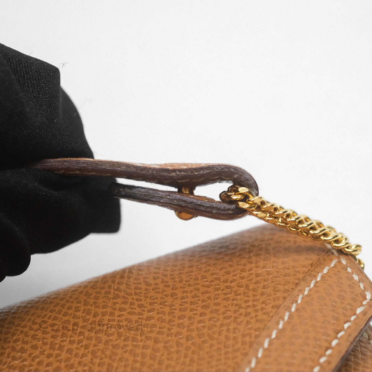 Hermès Vintage Lydie Gold Bag Gold Hardware