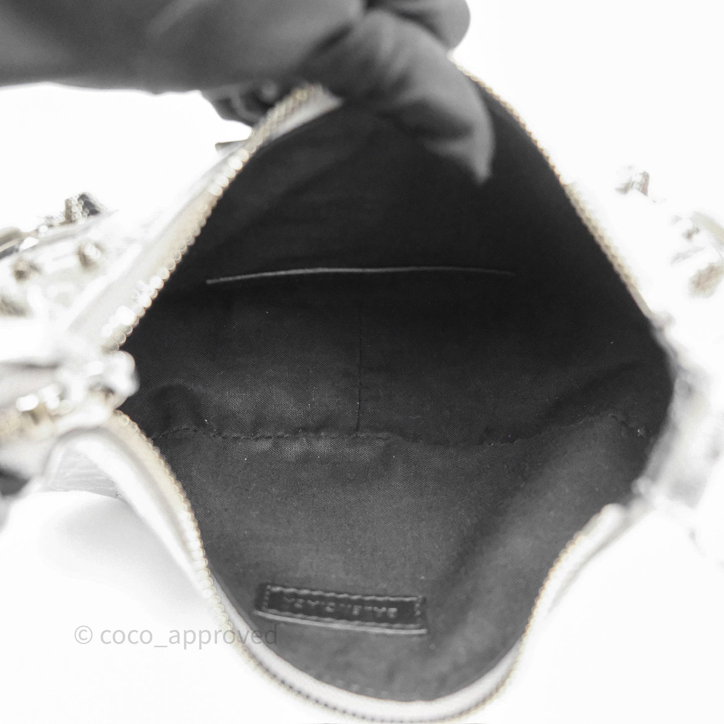 Balenciaga Le Cagole Shoulder Bag Metallic Silver