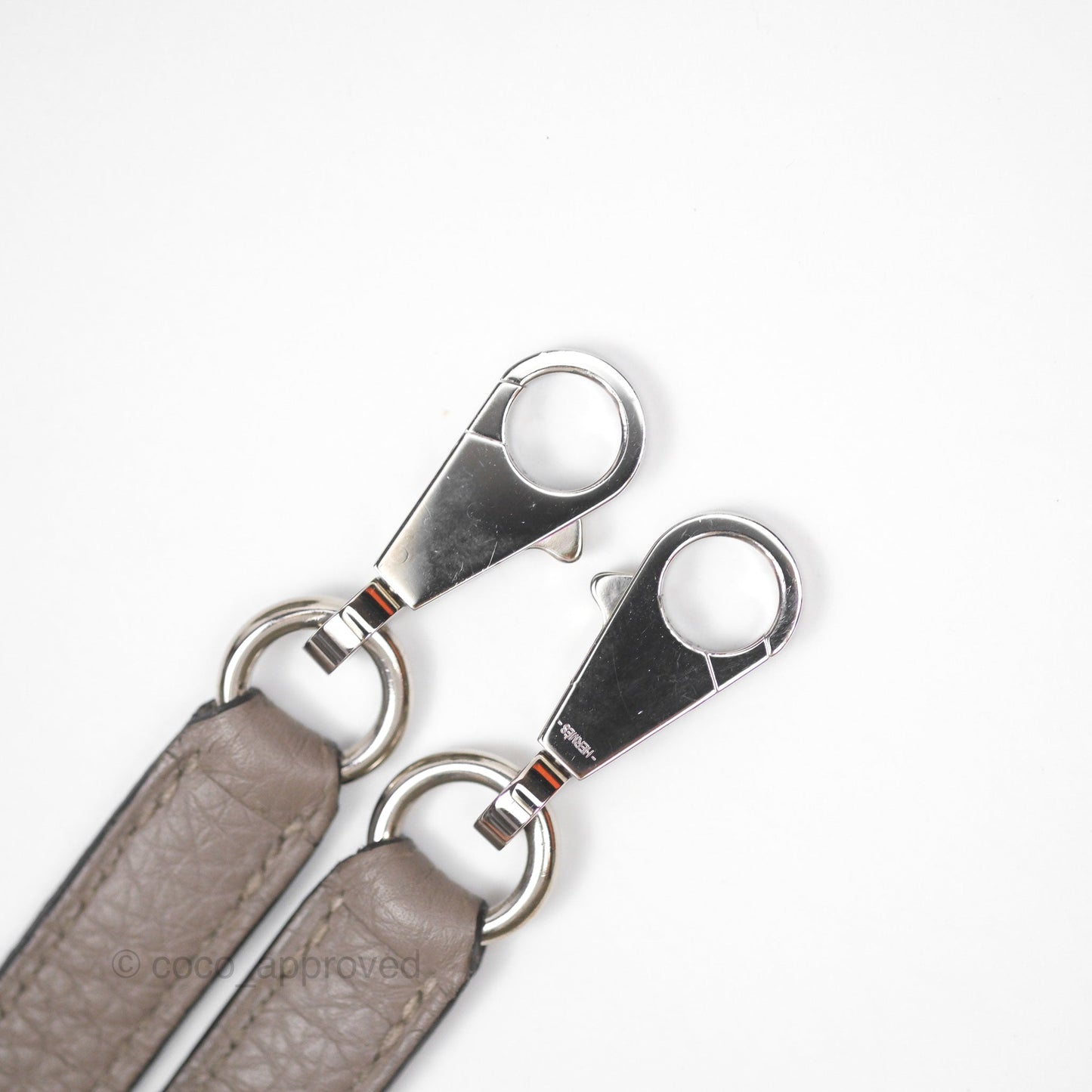 Hermès Retourne Kelly 25 Gris Asphalte M8 Togo Palladium Hardware
