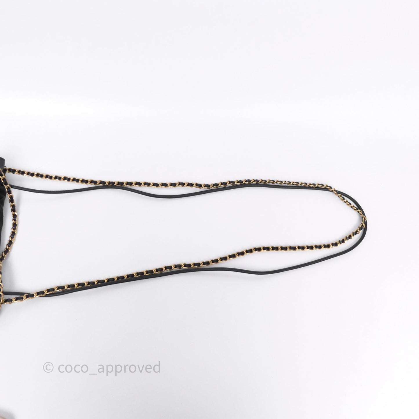 Chanel 22 Mini Bag Black Crumpled Calfskin