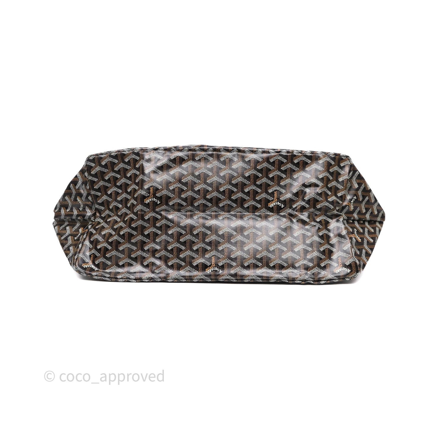 Goyard St Louis Tote GM Tan Black
