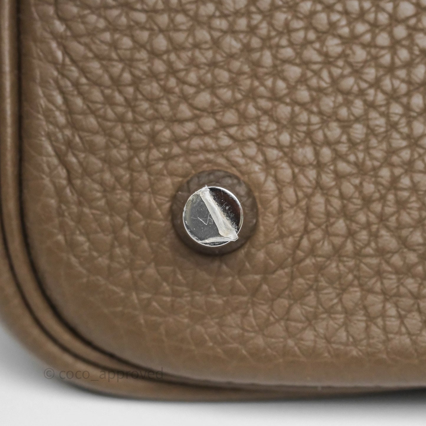 Hermès Picotin 22 Etoupe Clemence Palladium Hardware