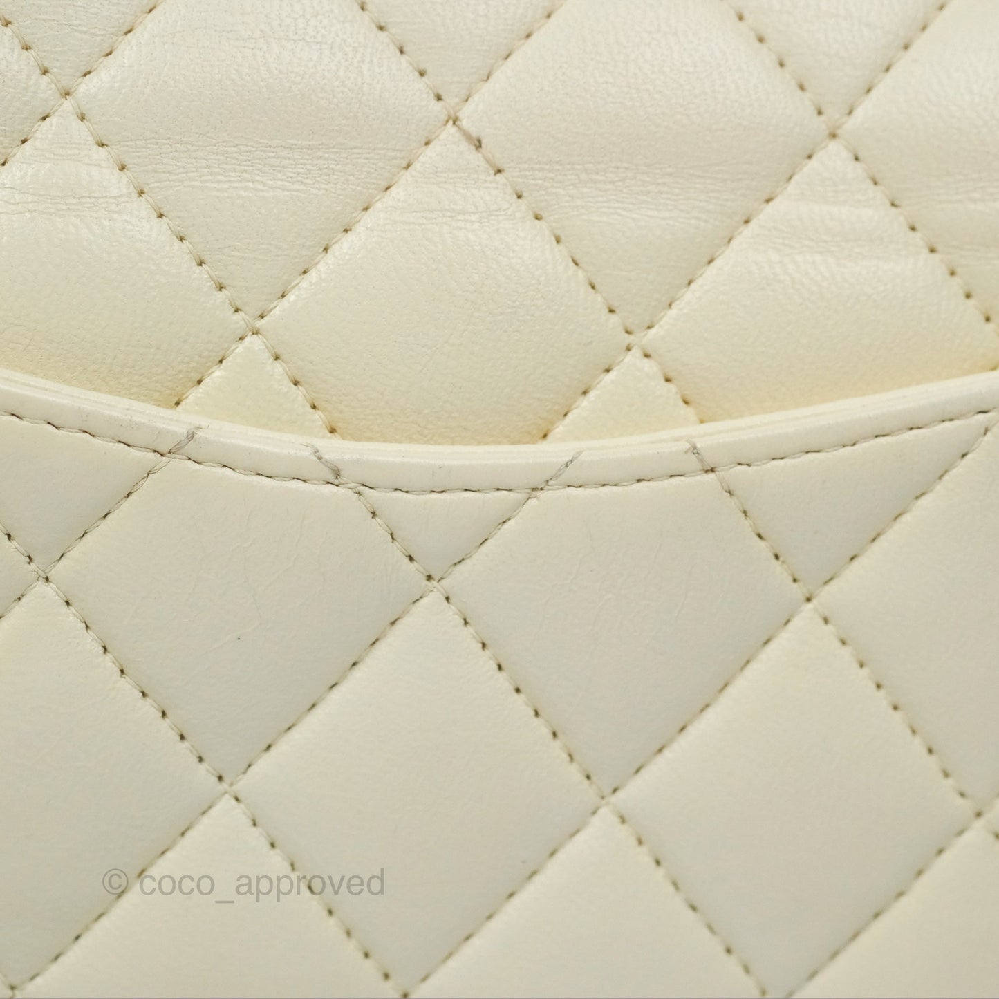 Chanel Medium Classic Flap Quilted Pale Yellow Lambskin Gold Hardware