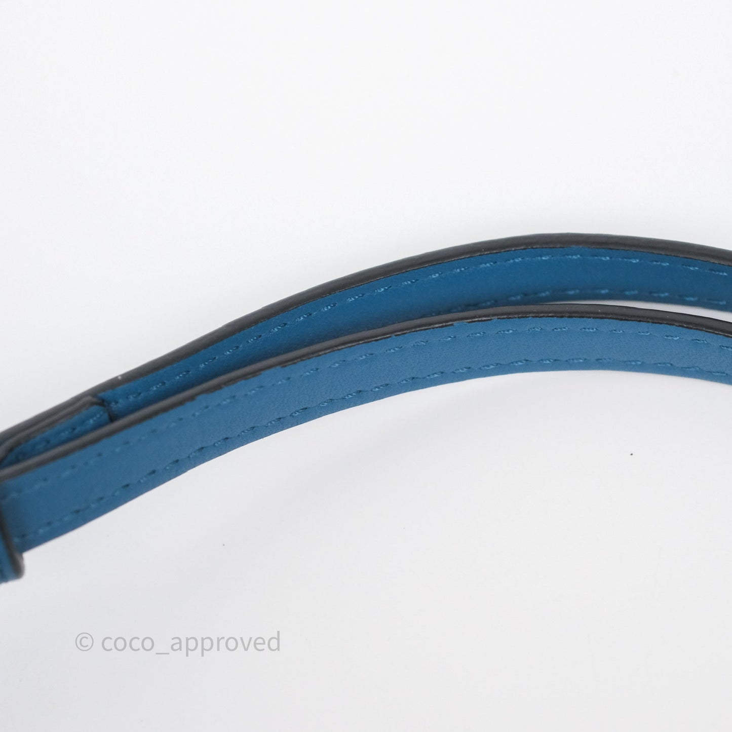 Loewe Mini Flamenco Clutch Nappa Calfskin Teal Blue