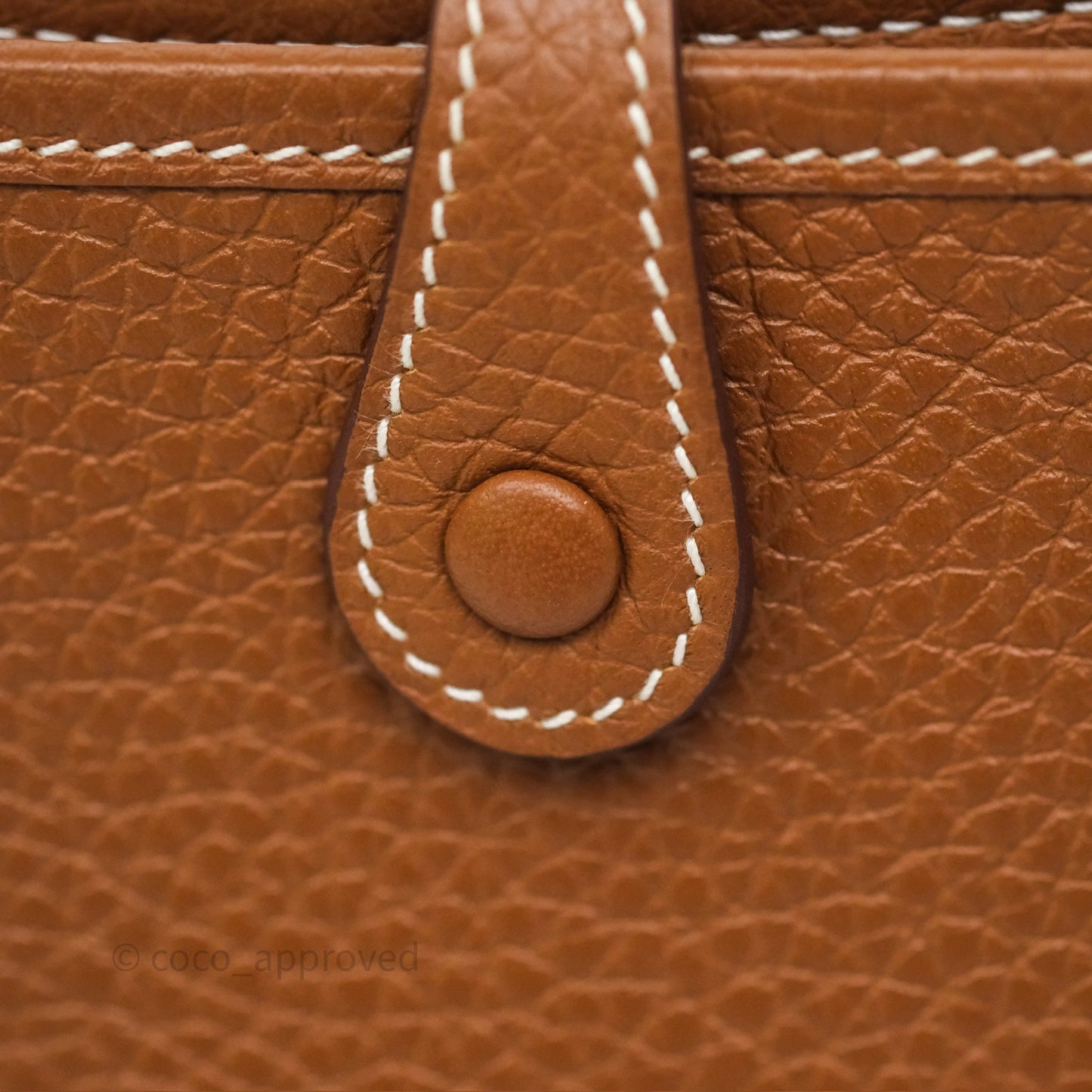 Hermès Mini Evelyne 16 Amazone Gold 37 Clemence Palladium Hardware