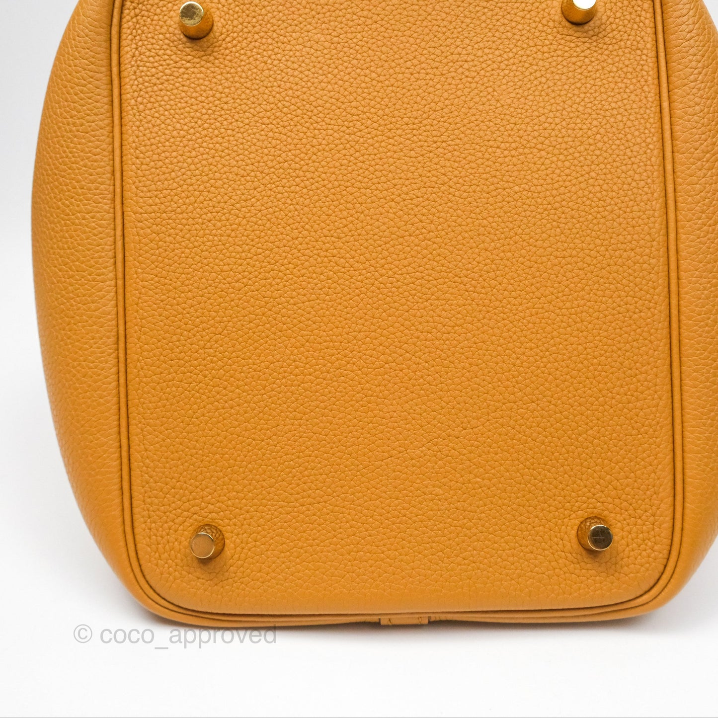 Hermès Picotin 22 Sesame 2S Clemence Gold Hardware