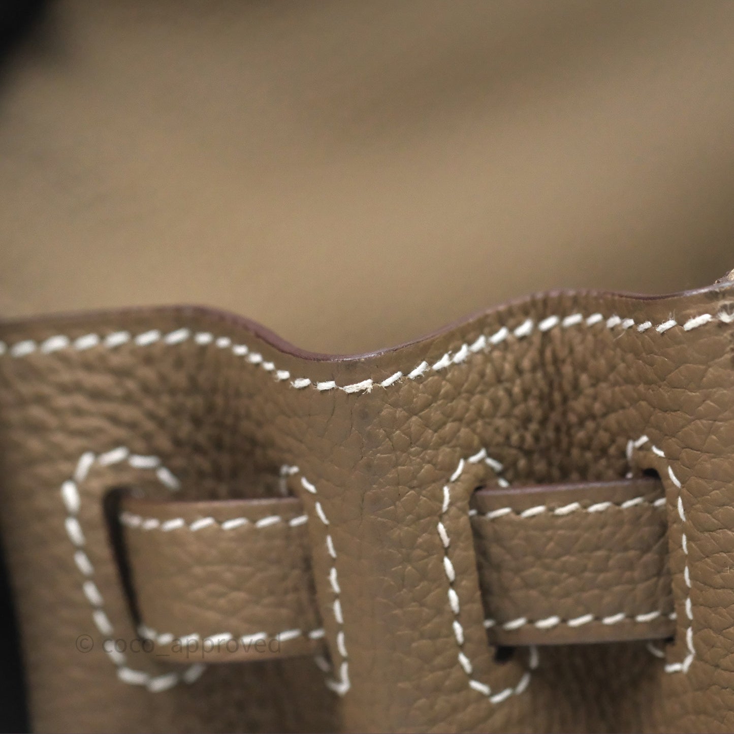 Hermès Retourne Kelly 25 Etoupe 18 Togo Gold Hardware
