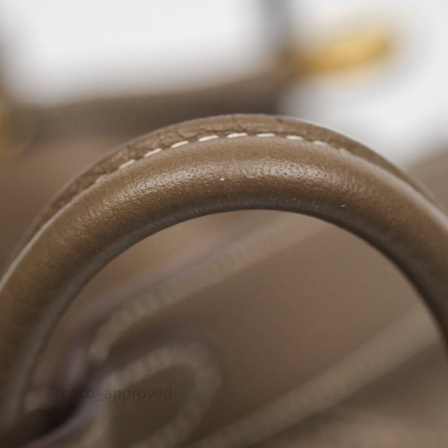 Hermès Mini Lindy 20 Etoupe 18 Clemence Gold Hardware