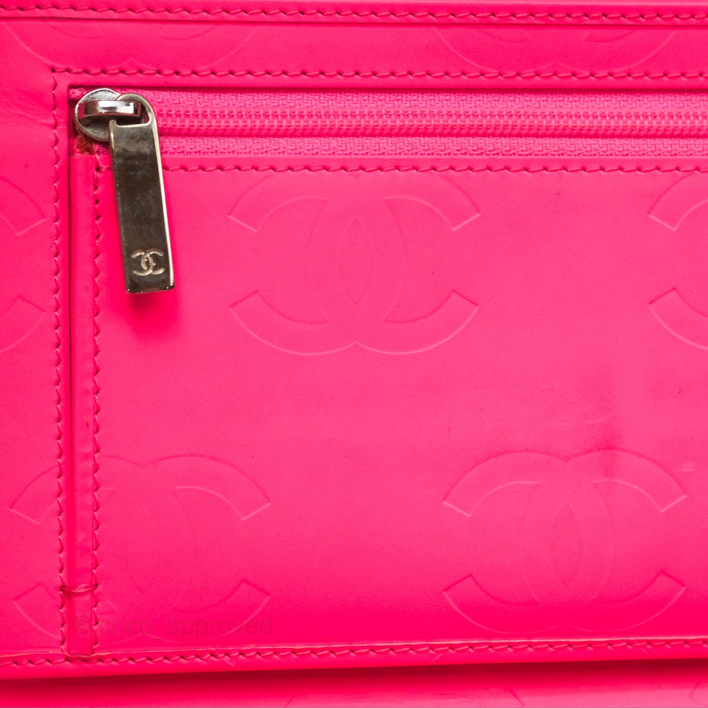 Chanel Quilted Cambon Yen Flap Wallet Black Calfskin Silver Hardware