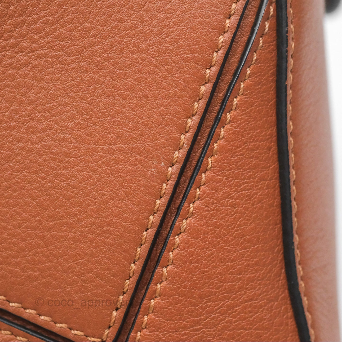 Loewe Small Puzzle Bag Tan Calfskin