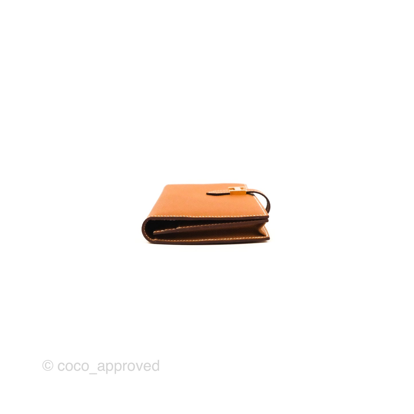 Hermès Bearn Wallet Gold Epsom Gold Hardware