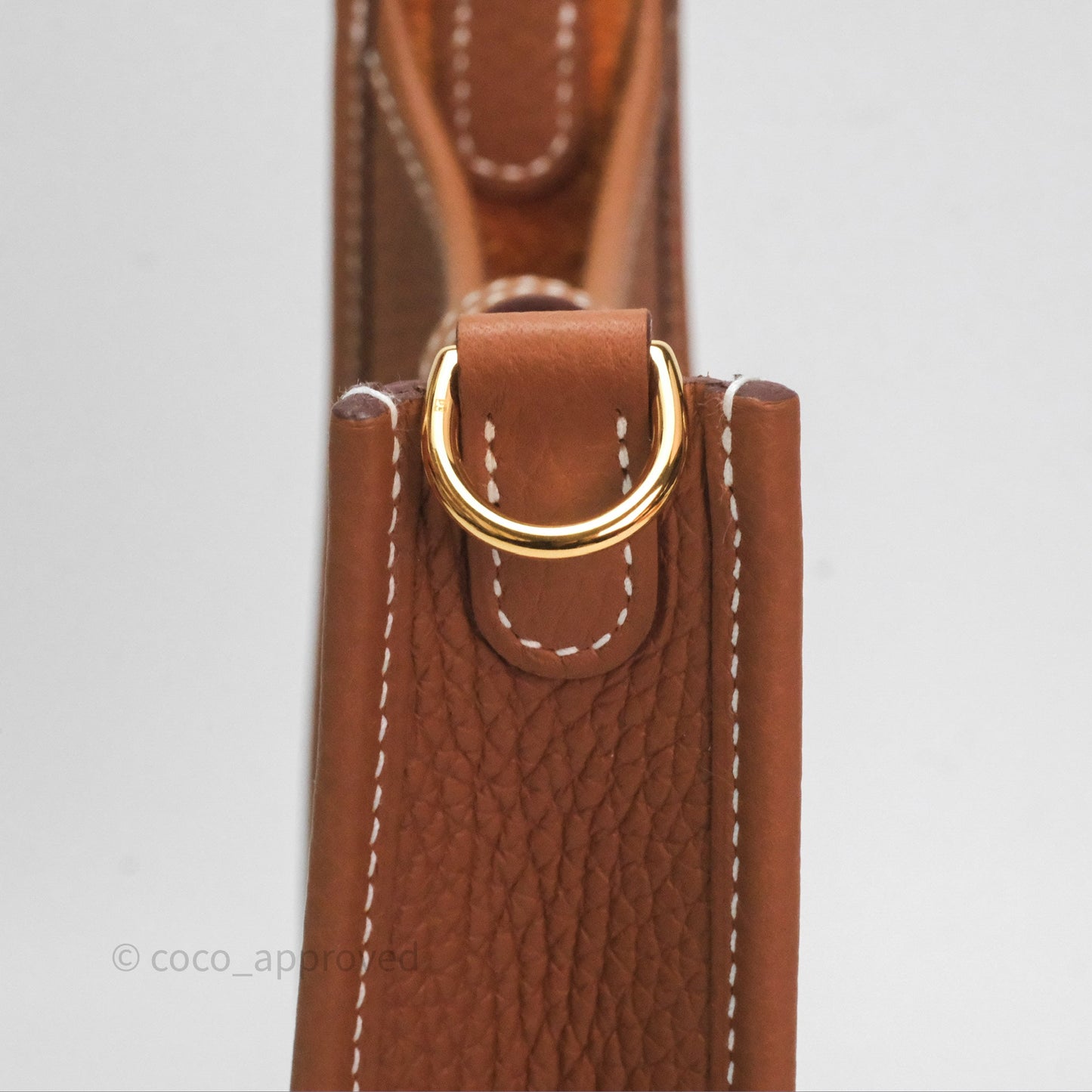 Hermès Mini Evelyne 16 Amazone Gold 37 Clemence Gold Hardware