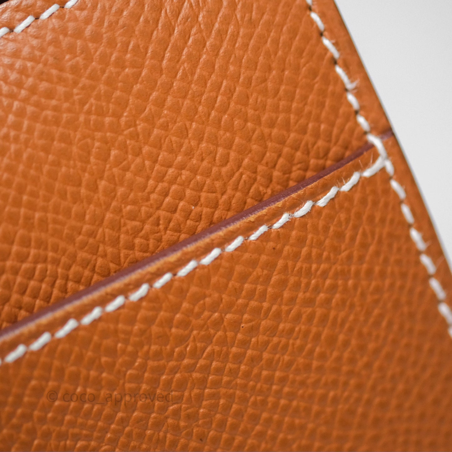 Hermès Della Cavalleria Mini Bag Gold 37 Epsom Palladium Hardware