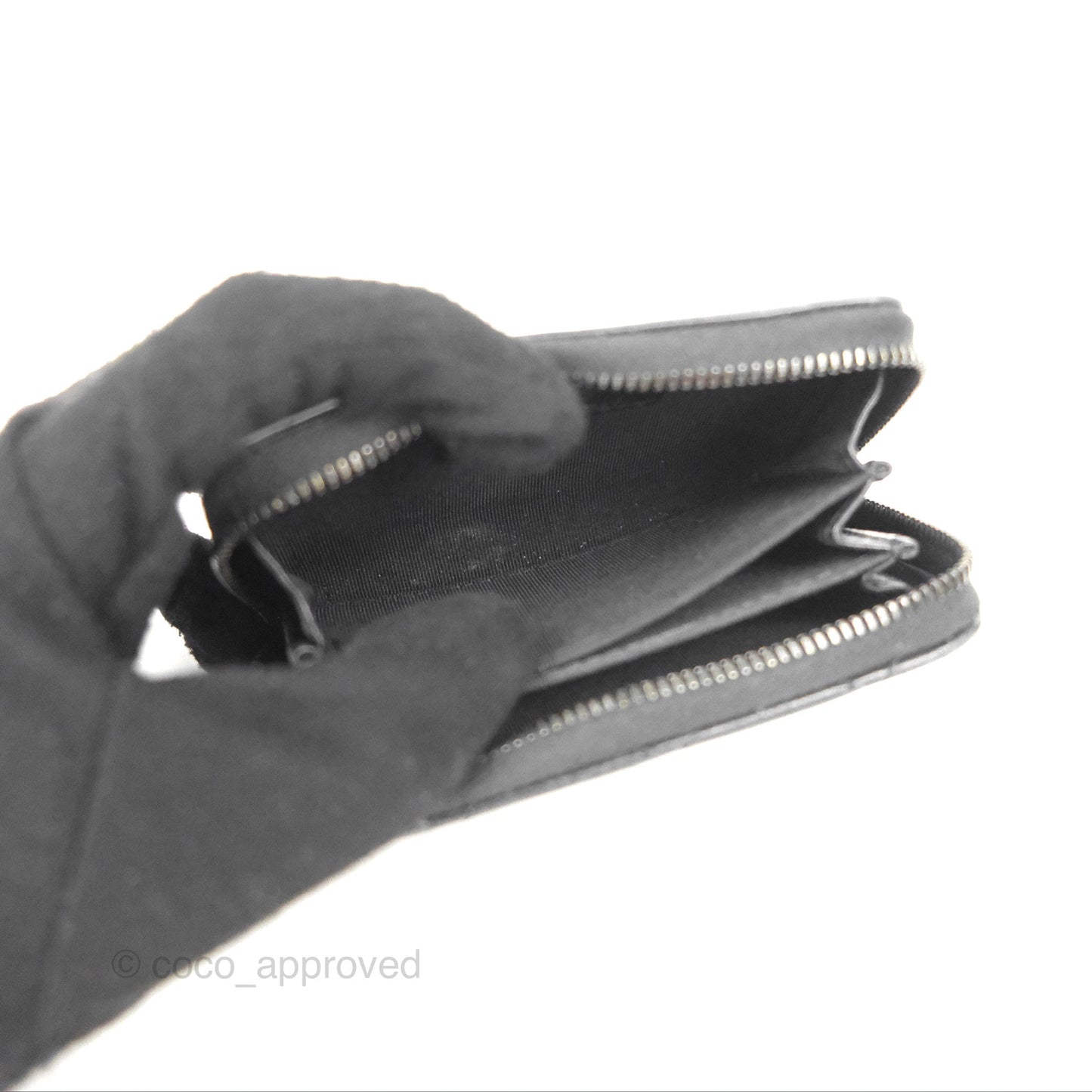 Chanel Classic Zipped Coin Purse So Black Lambskin