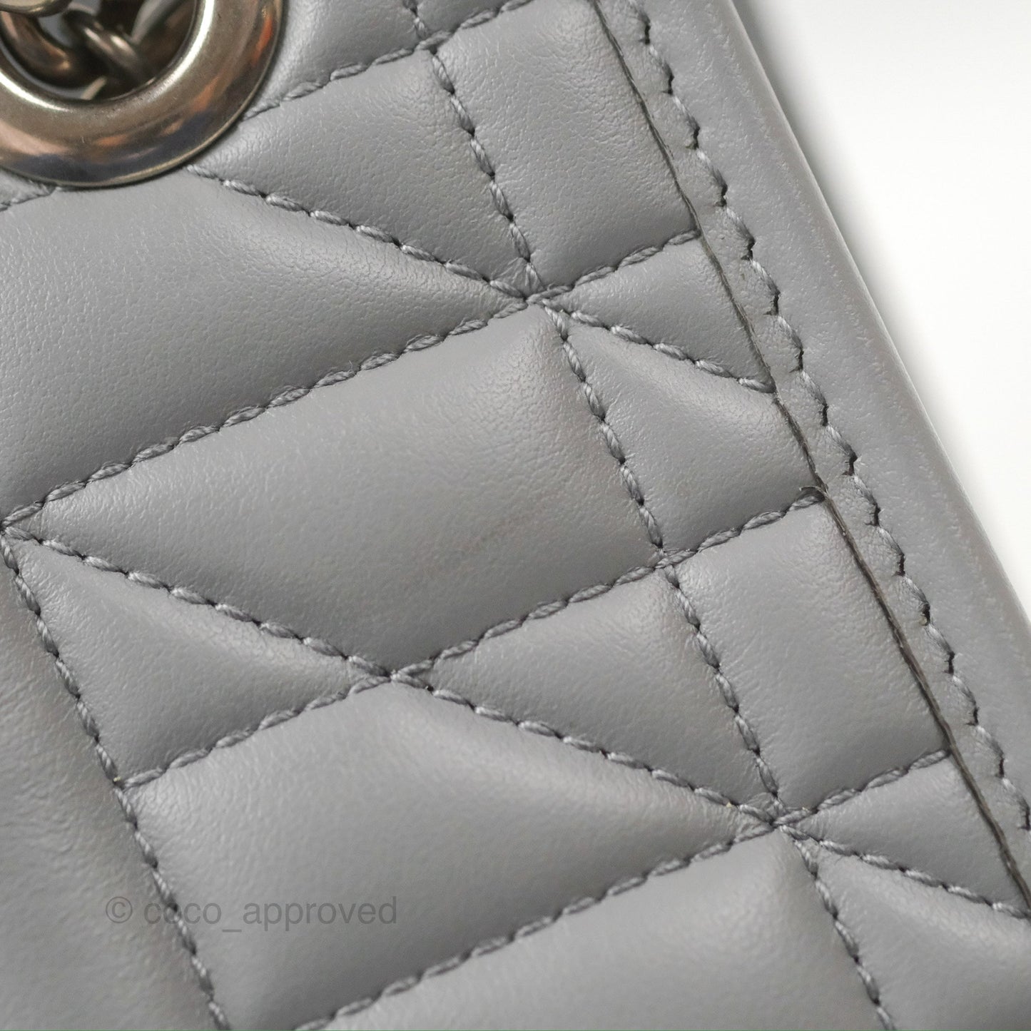Gucci Mini GG Marmont Vertical Tote Bag Grey Silver Hardware