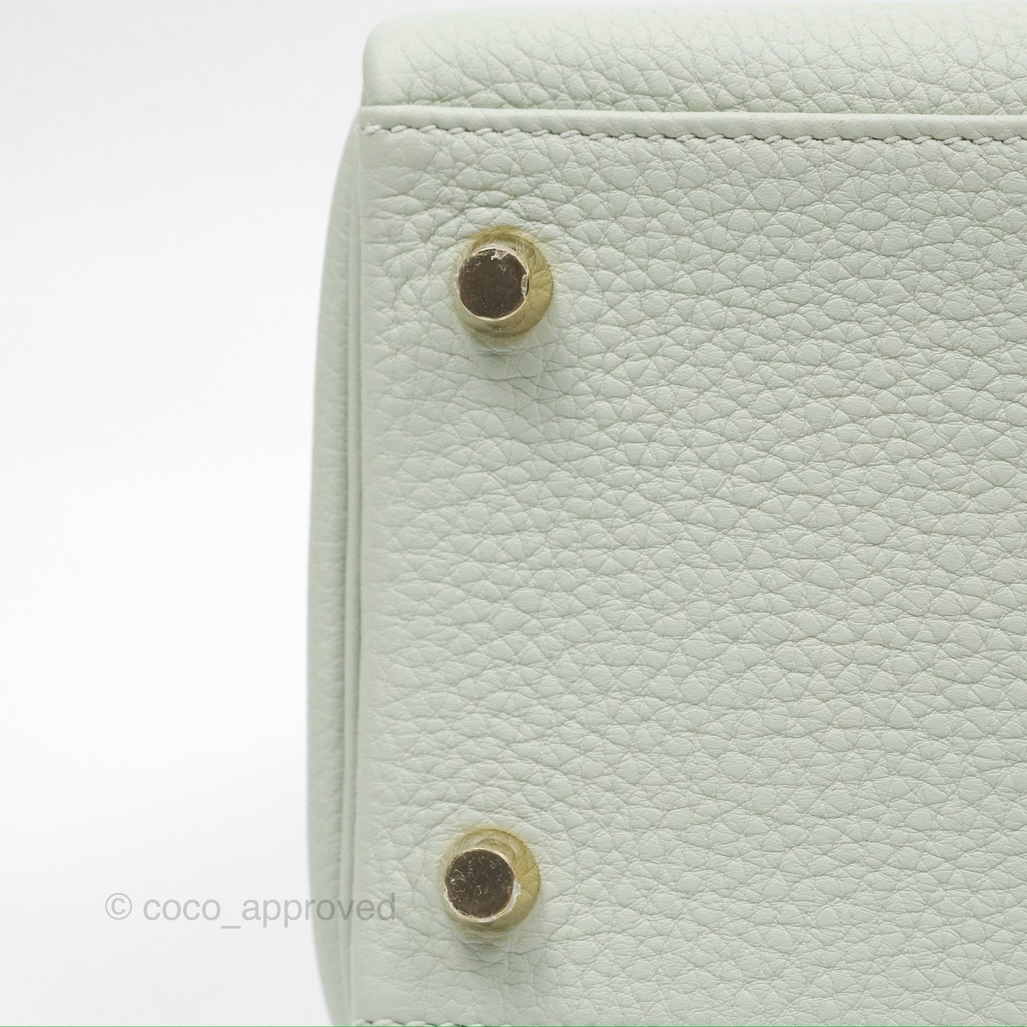 Hermès Kelly II 28 Retourne Togo Gris Neve Gold Hardware