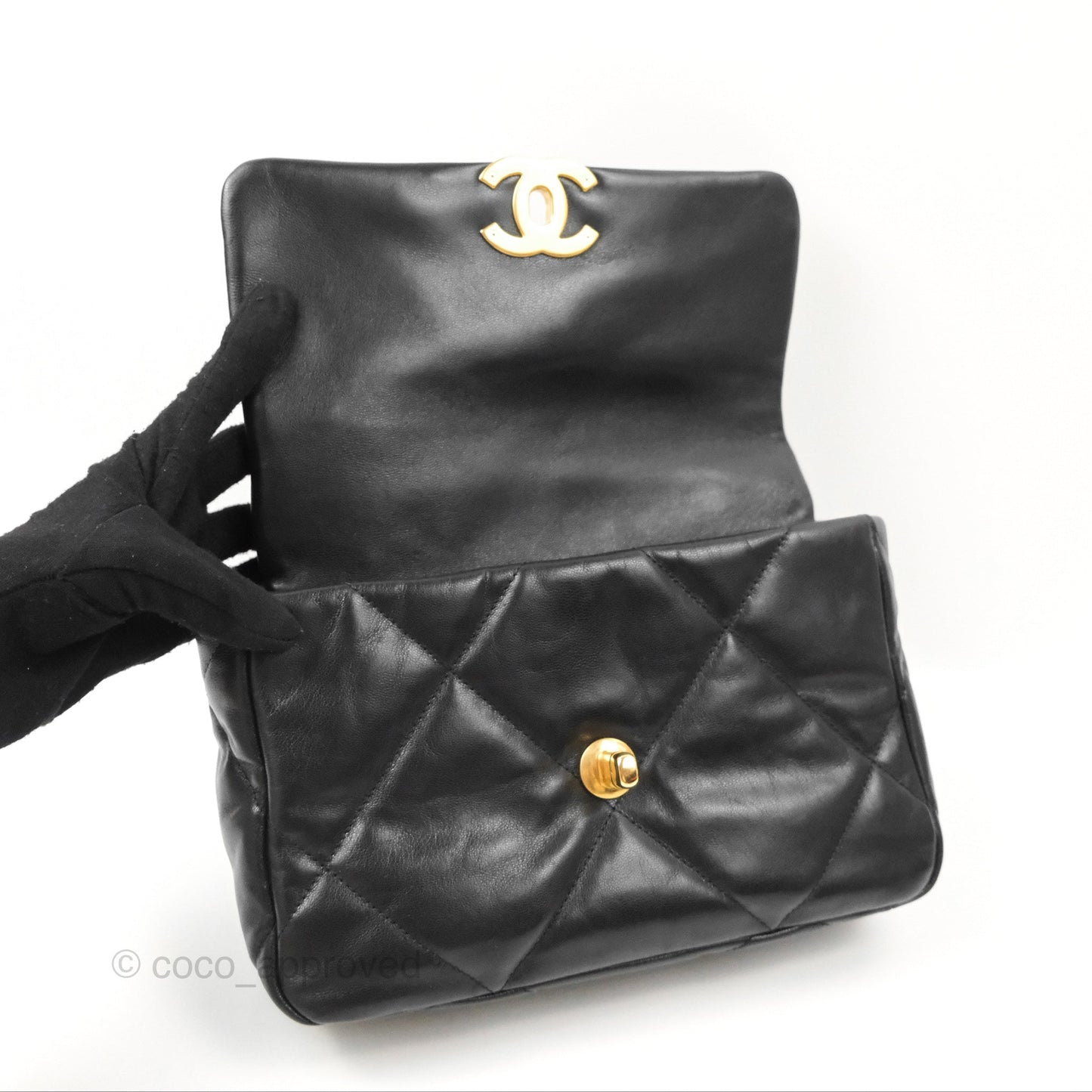 Chanel 19 Small Black Mixed Hardware