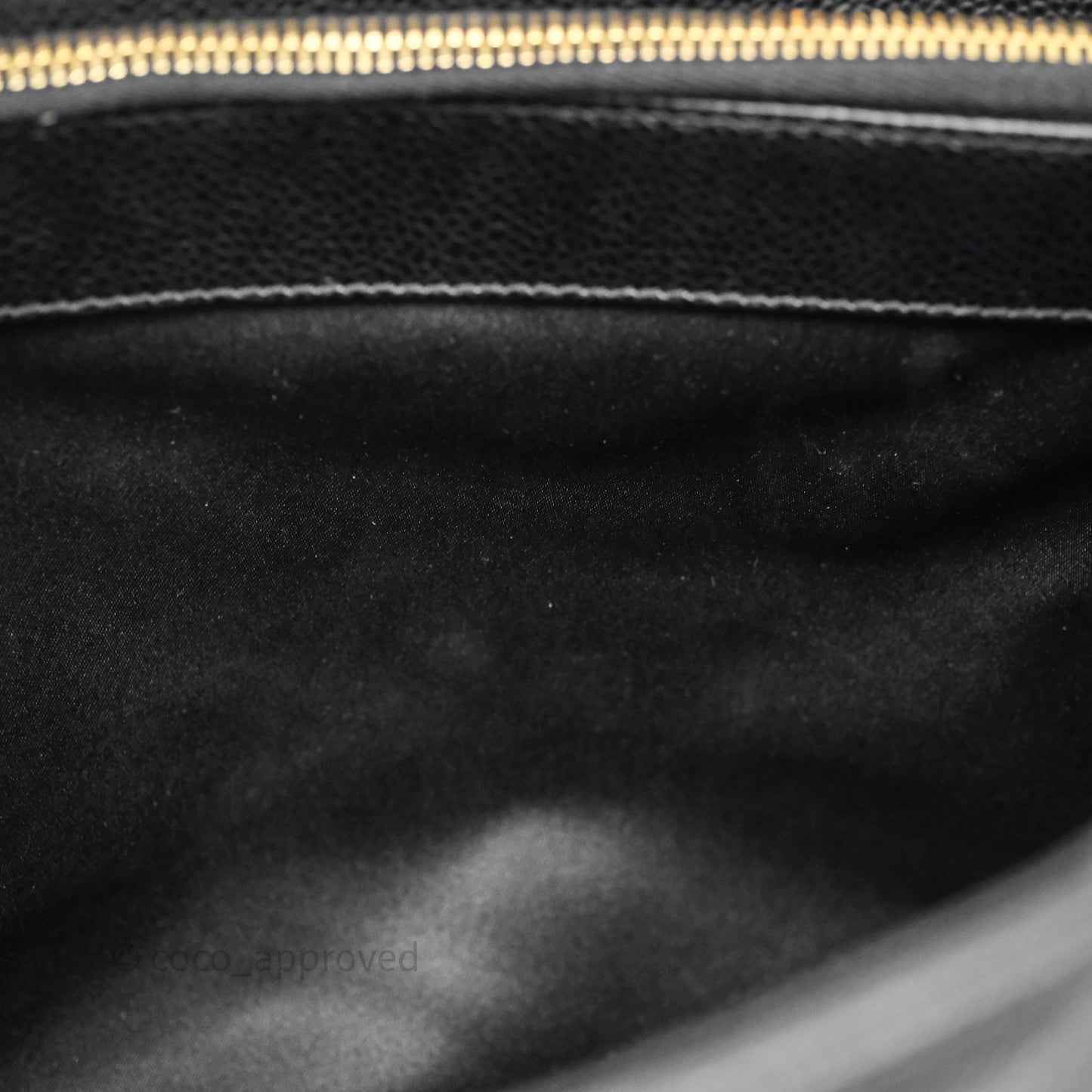Chanel GST Black Caviar Gold Hardware