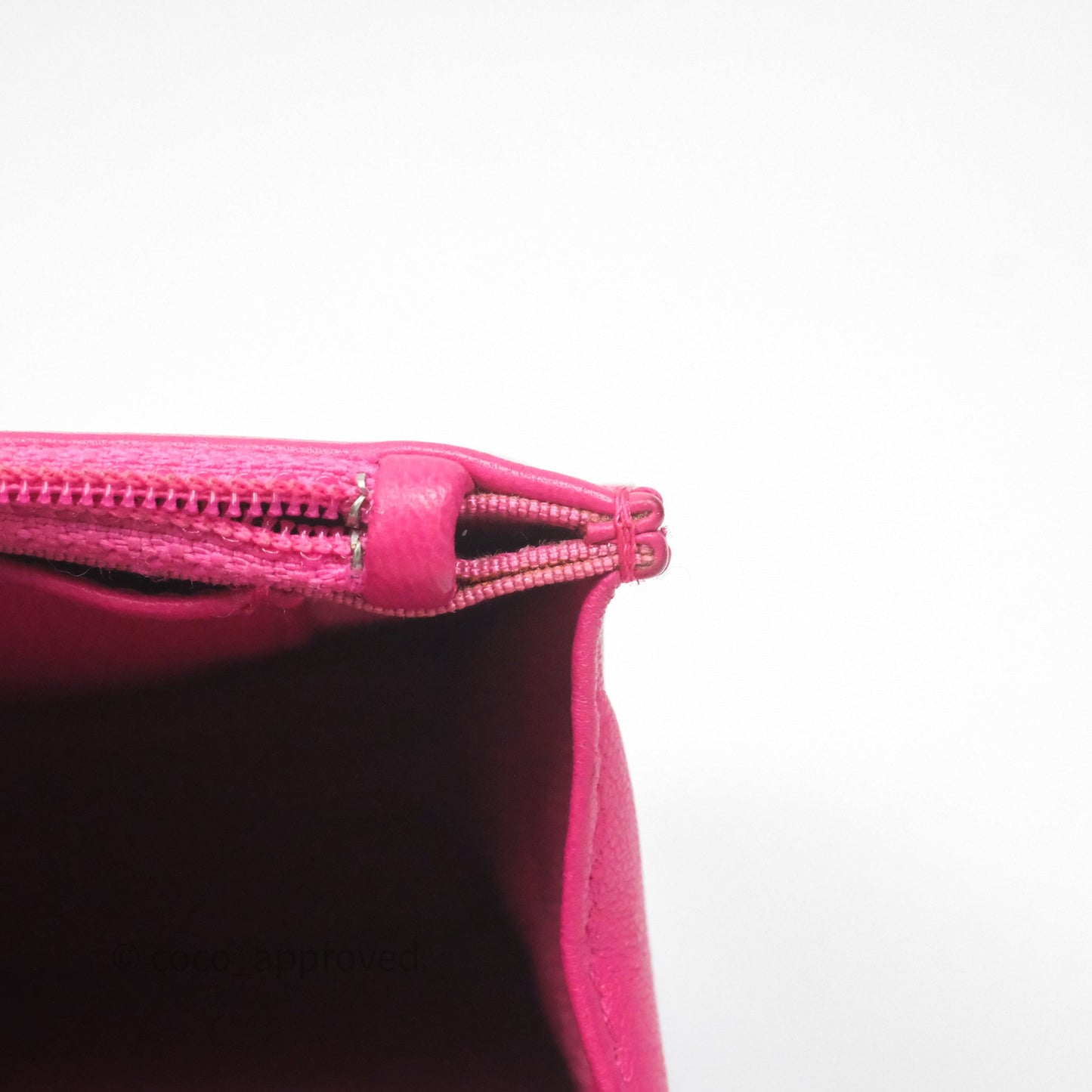 Chanel Quilted Wallet on Chain WOC Pink Lambskin Silver Hardware