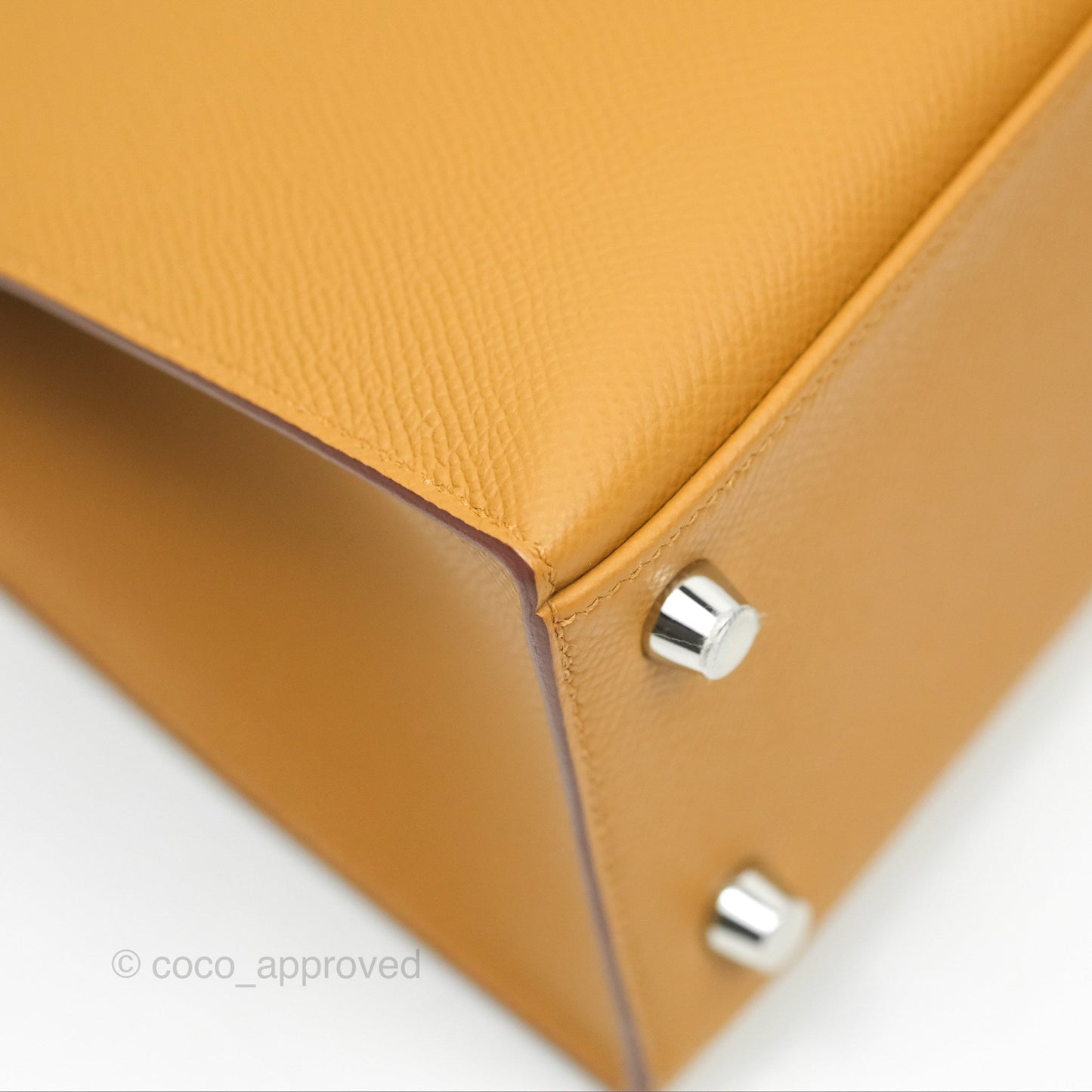 Hermès Sellier Kelly 25 Sesame 2S Epsom Palladium Hardware