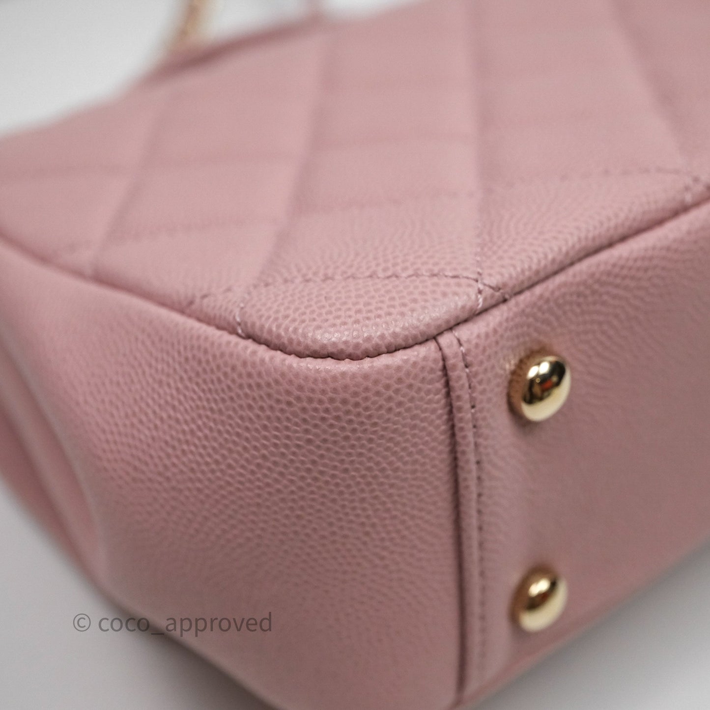 Chanel Quilted Medium Business Affinity Flap Pink Caviar Gold Hardware