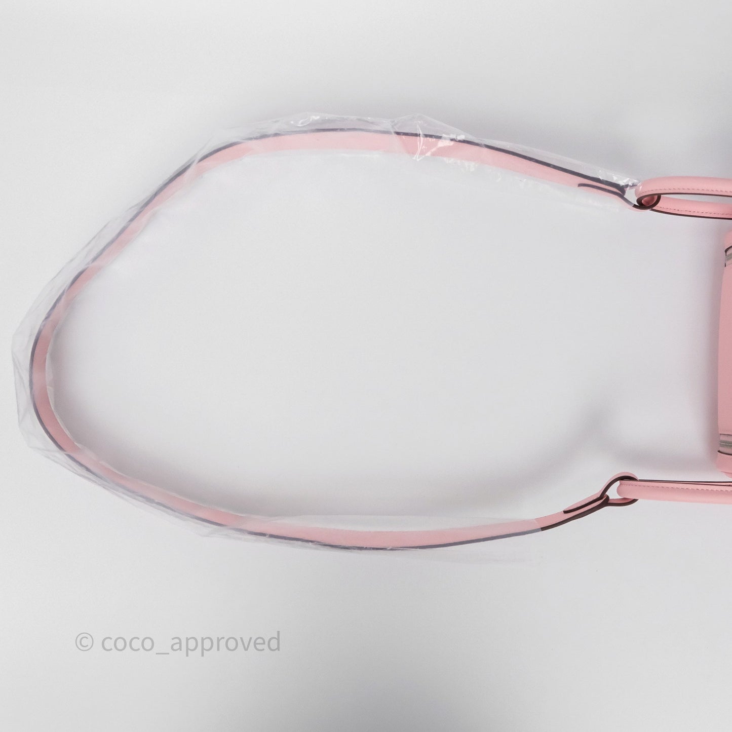 Hermès Mini Lindy II 20 Rose Sakura 3Q Swift Palladium Hardware