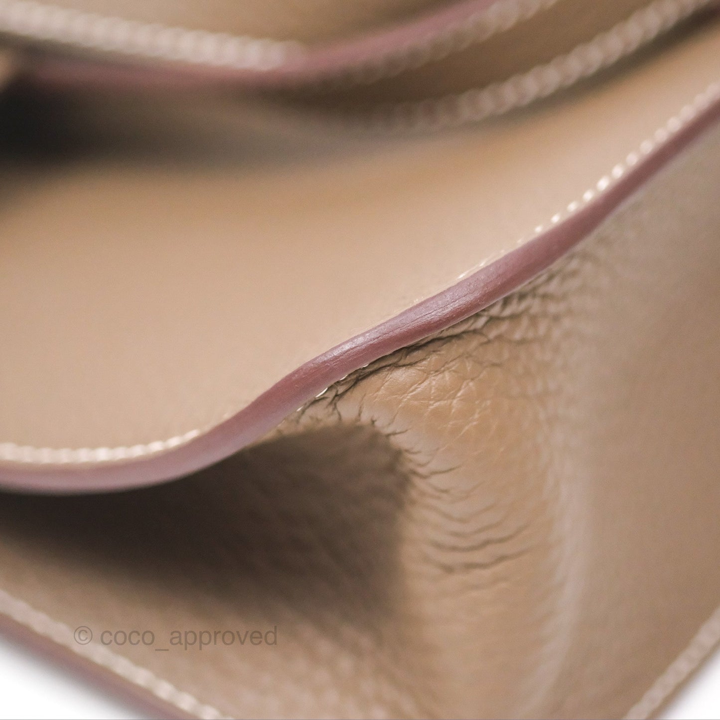 Hermès Halzan 25 Etoupe Clemence Palladium Hardware