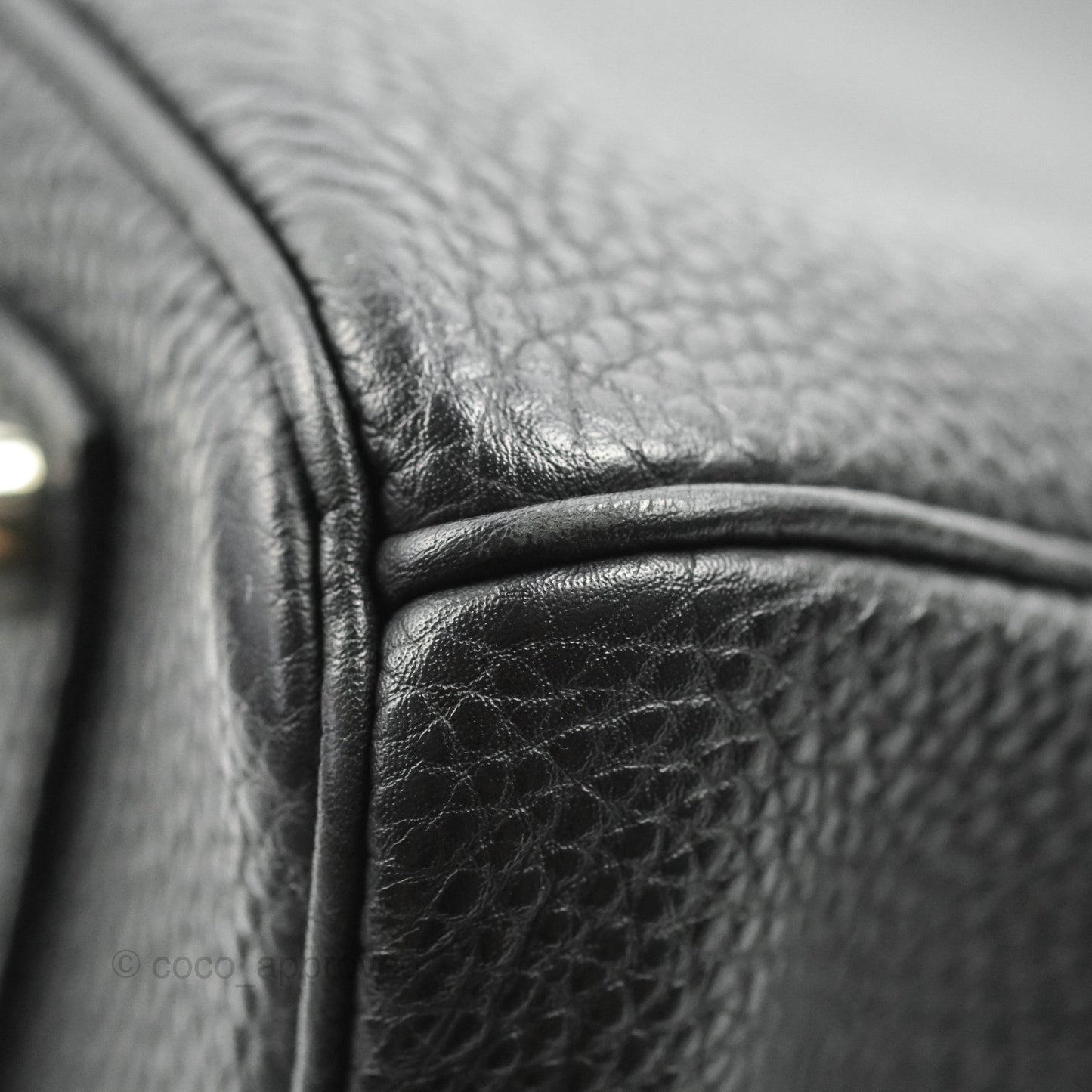 Hermès Birkin 35 Black Togo Palladium Hardware