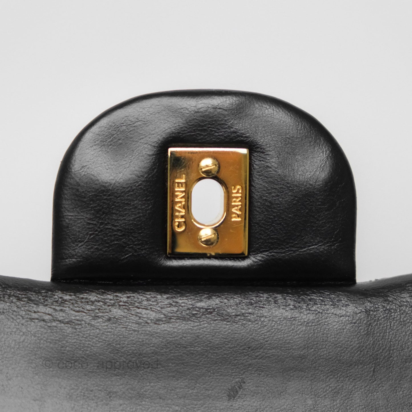Chanel Jumbo Double Flap Black Lambskin Gold Hardware⁣⁣