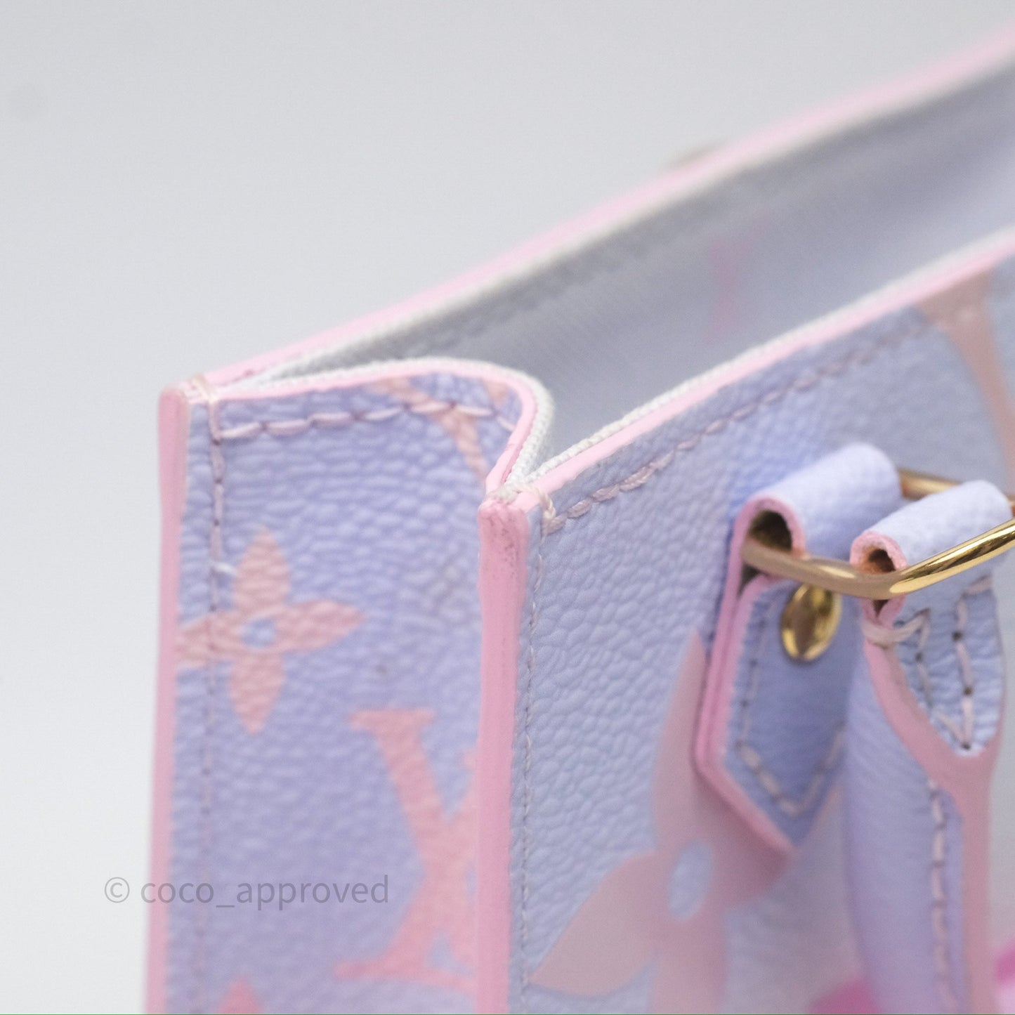 Louis Vuitton Petit Sac Plat Bag Sunrise Pastel