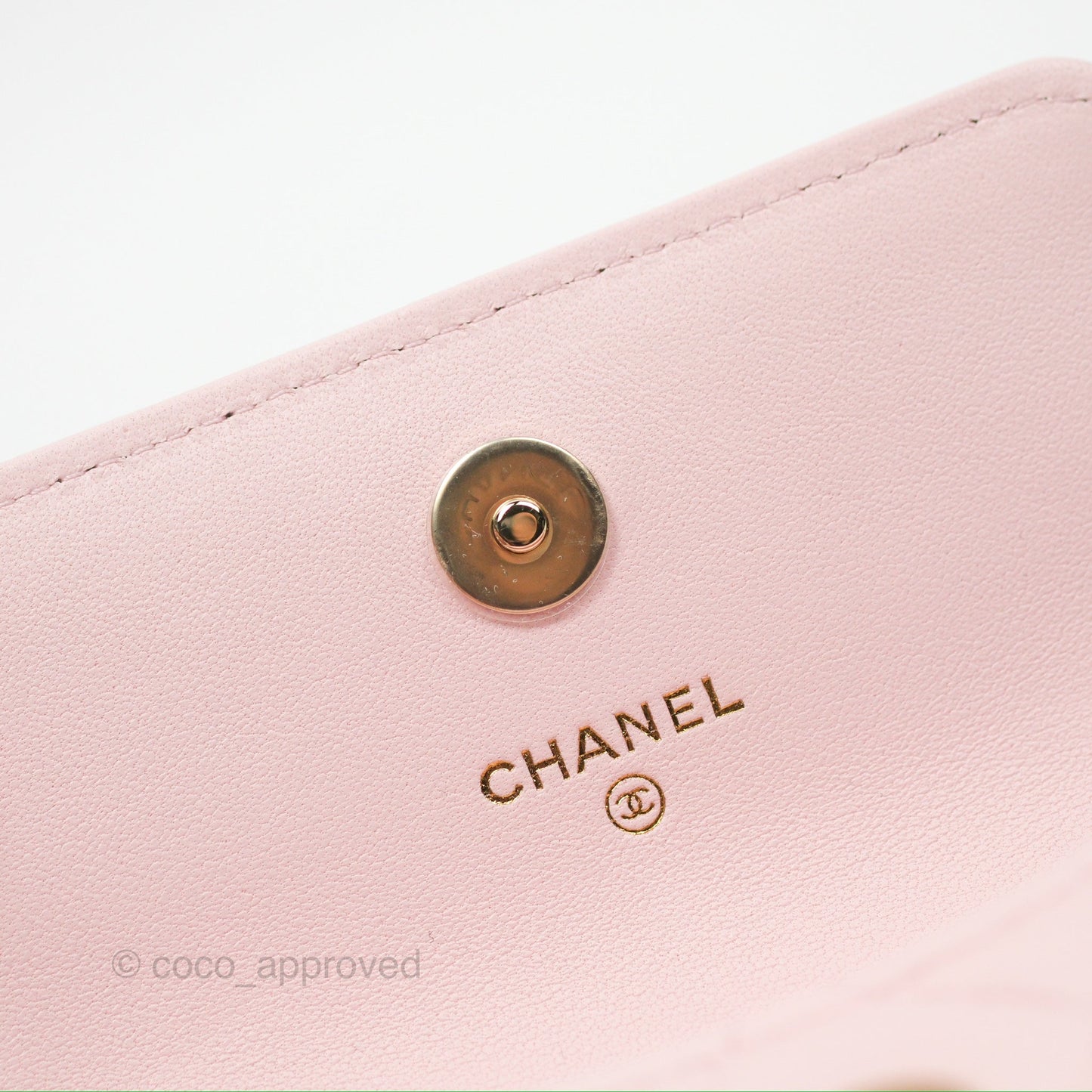 Chanel Mini Chain Around Clutch With Chain Pink Lambskin Gold Hardware 22S
