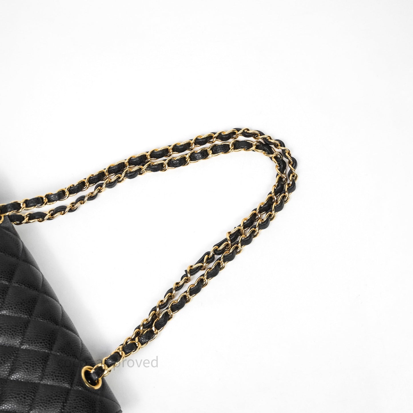 Chanel Small Classic Flap Quilted Black Caviar Gold Hardware