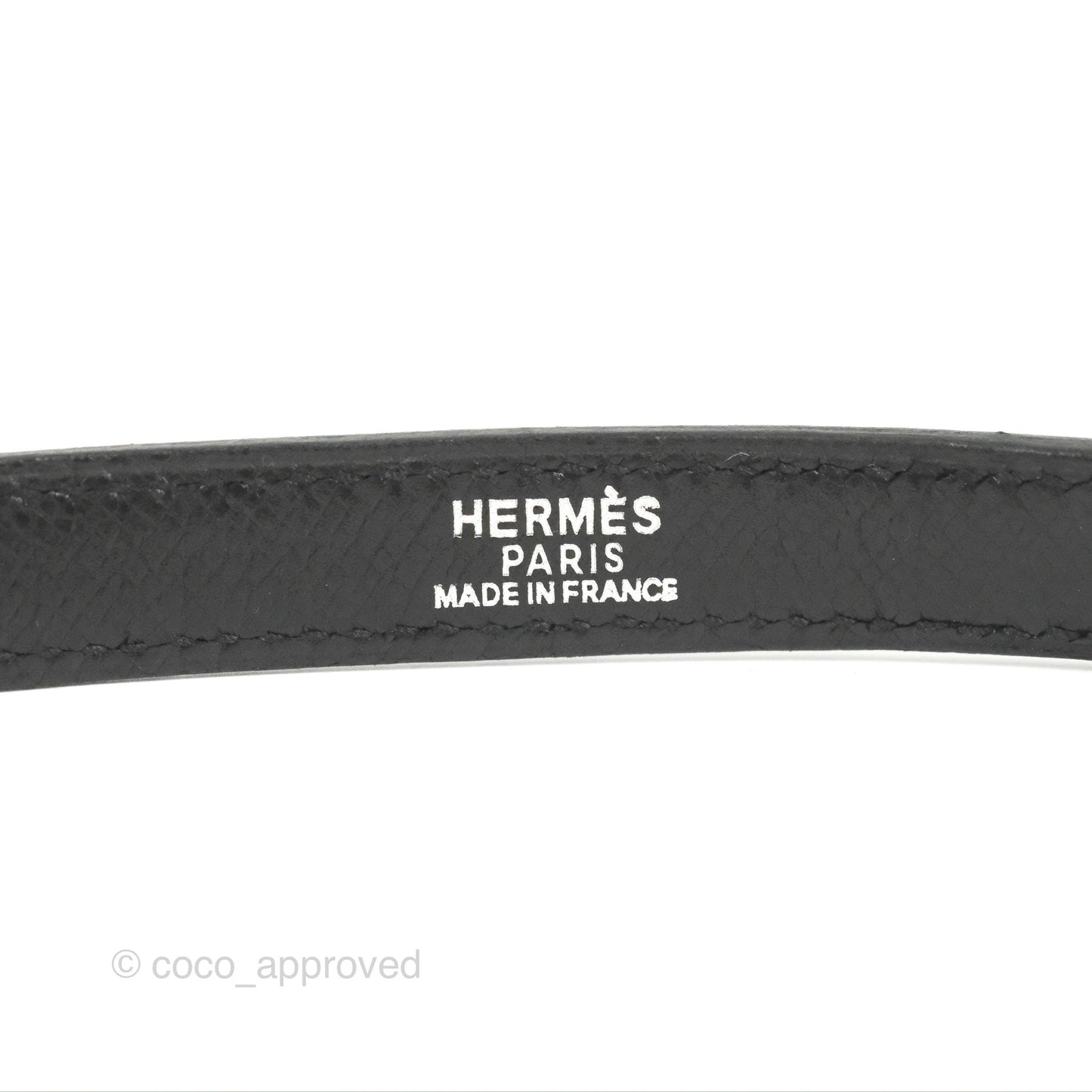 Hermès Kelly 32 Sellier Black Epsom Palladium Hardware