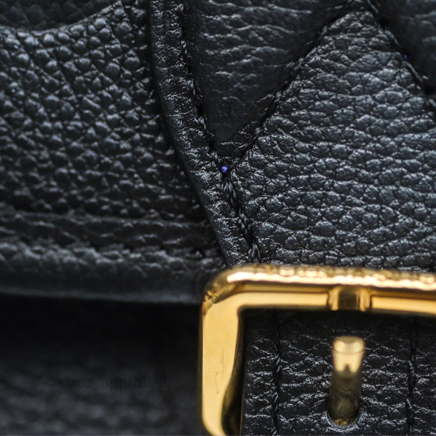 Louis Vuitton Diane Bag Black Monogram Empreinte Leather Gold Hardware