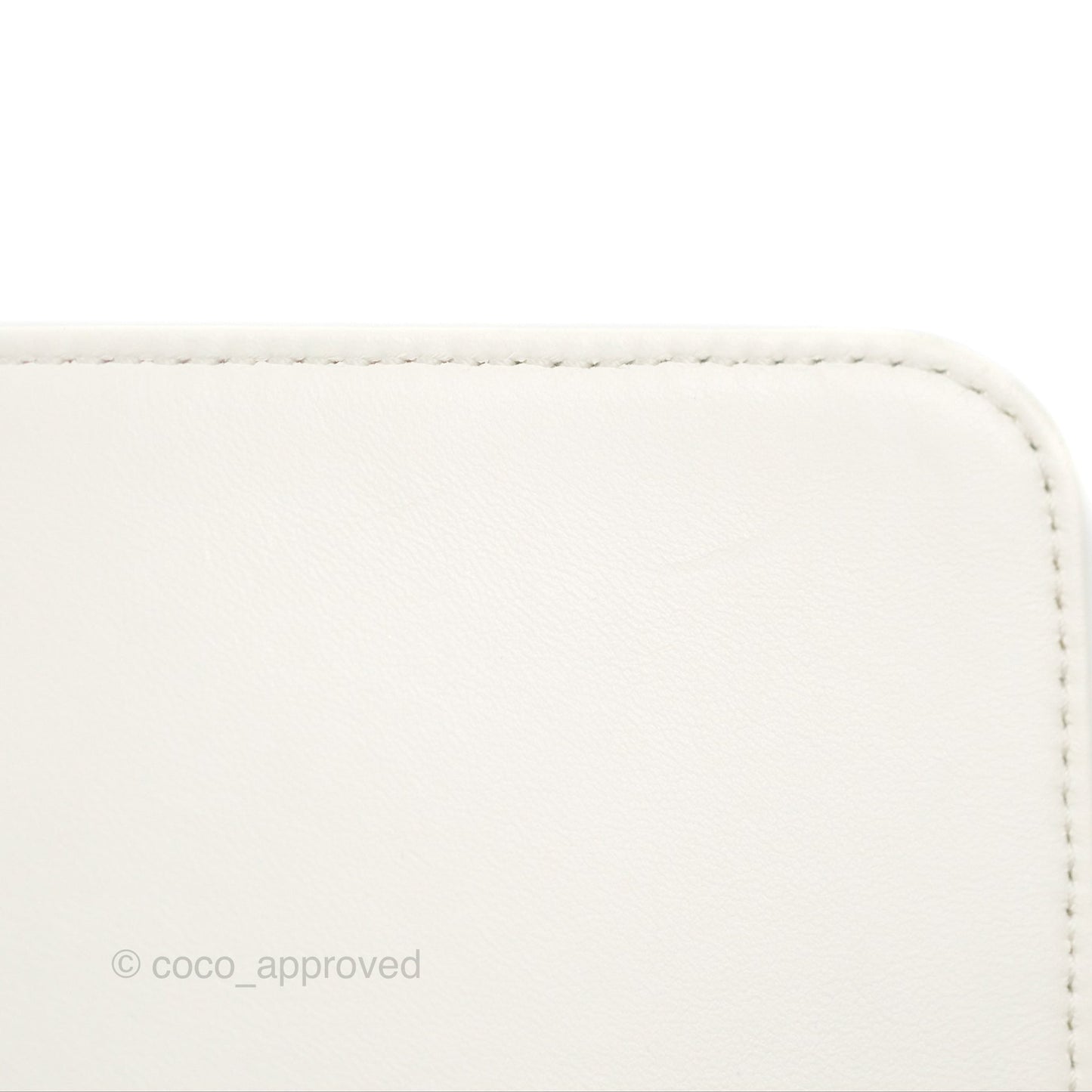 Chanel Mini Flap Bag with Enamel Charm Chain White Lambskin Gold Hardware