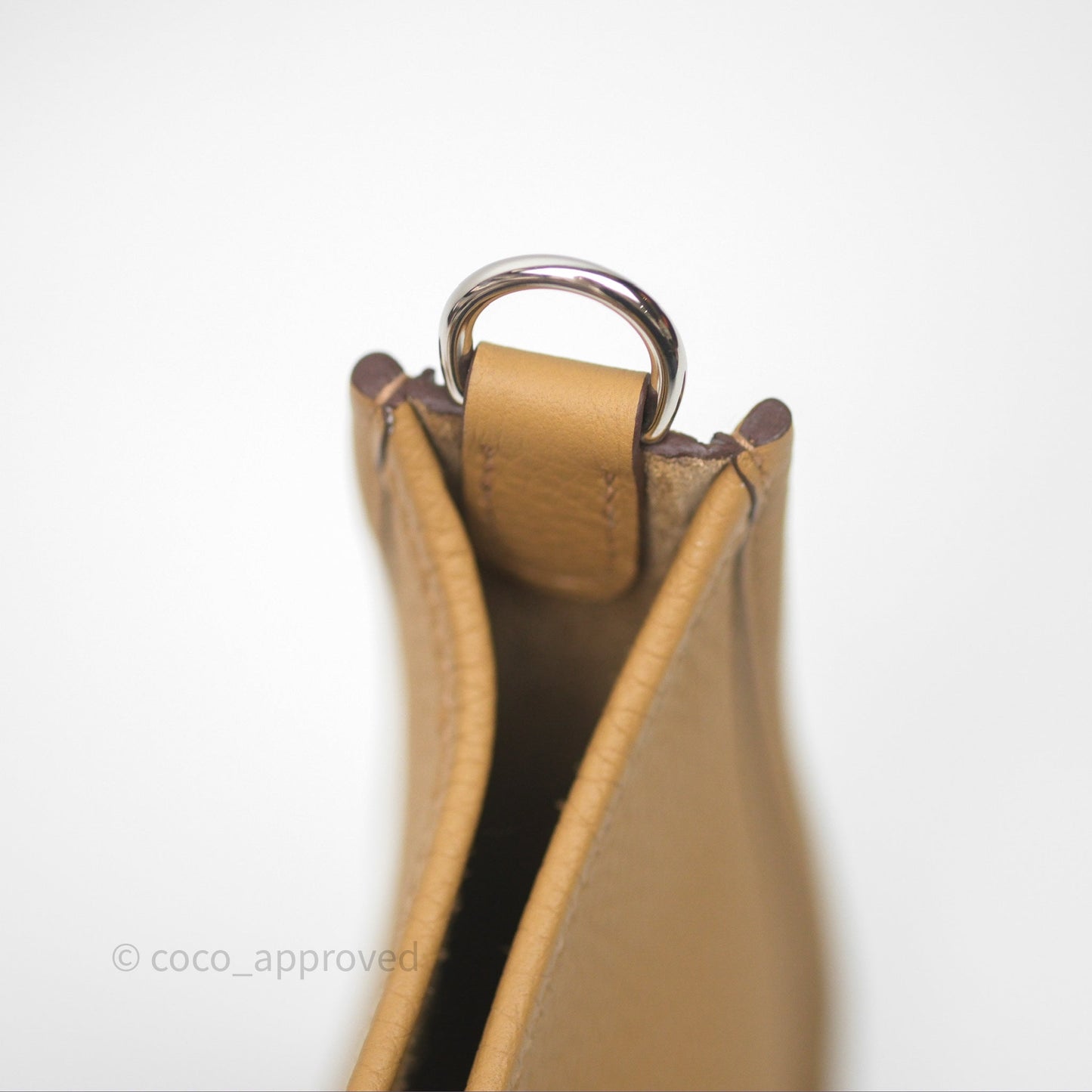 Hermès Mini Evelyne 16 Biscuit 48 Clemence Palladium Hardware