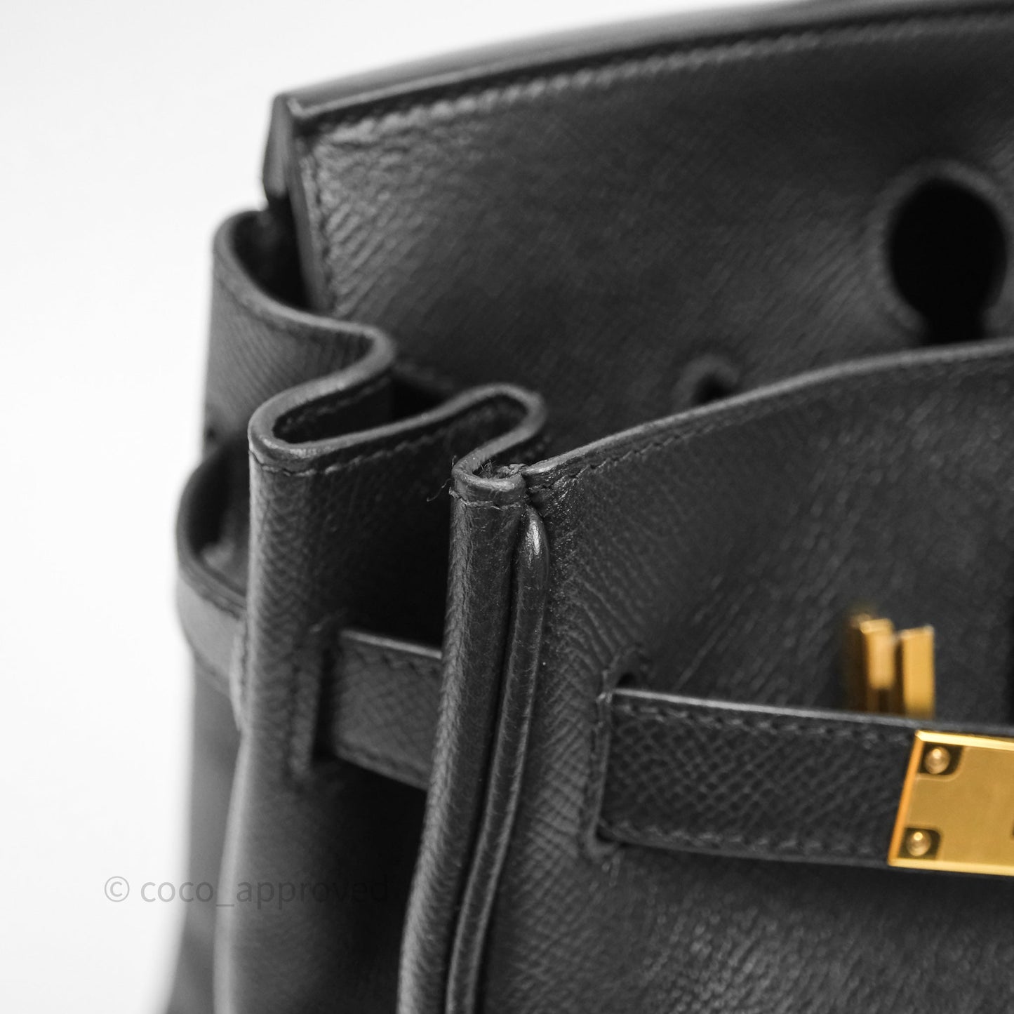 Hermès Birkin 30 Black Noir 89 Epsom Gold Hardware
