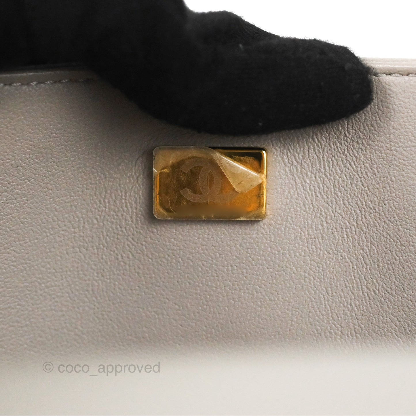 Chanel Medium Boy Chevron Grey Caviar Gold Hardware