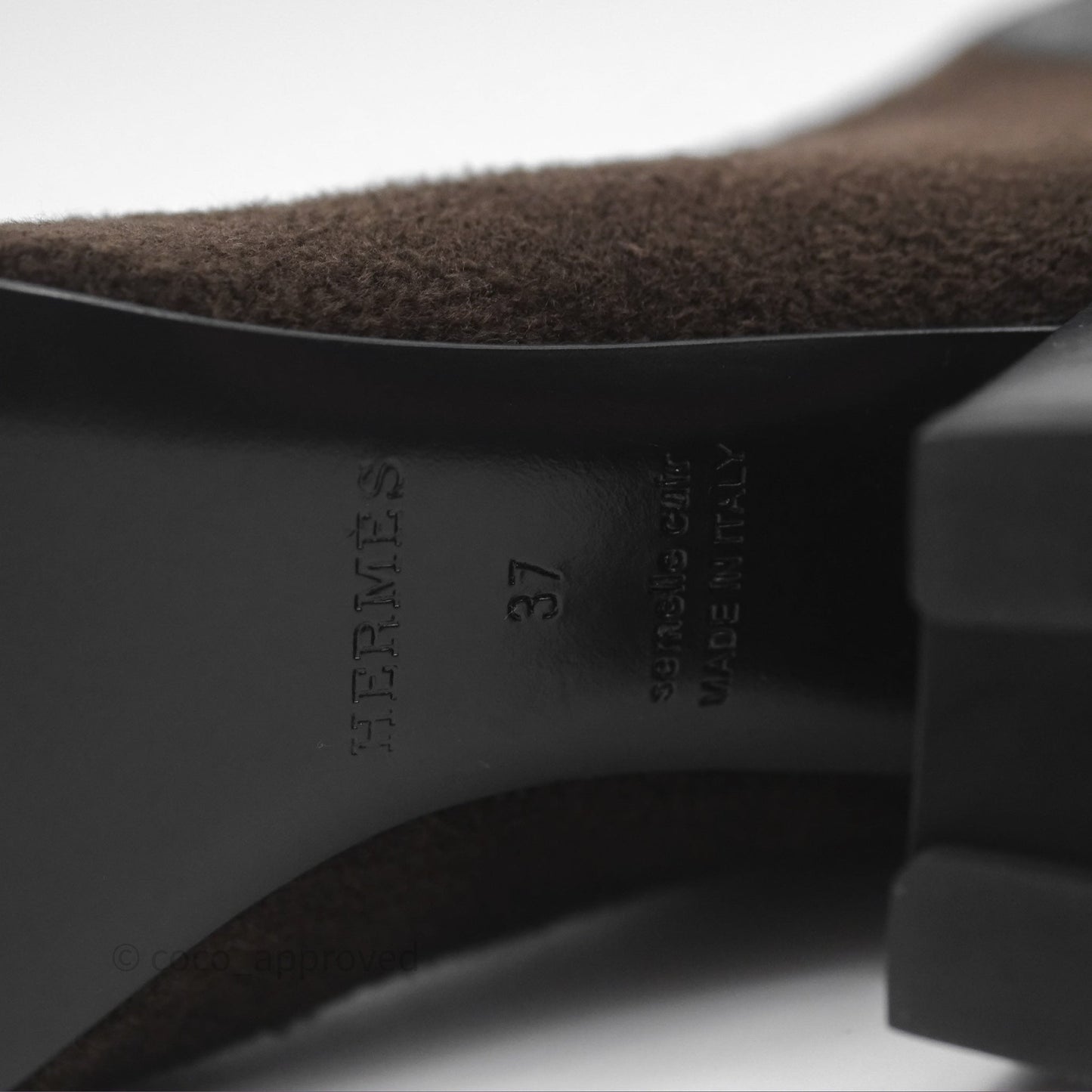Hermès Volver 60 Ankle Boots Marron/ Noir