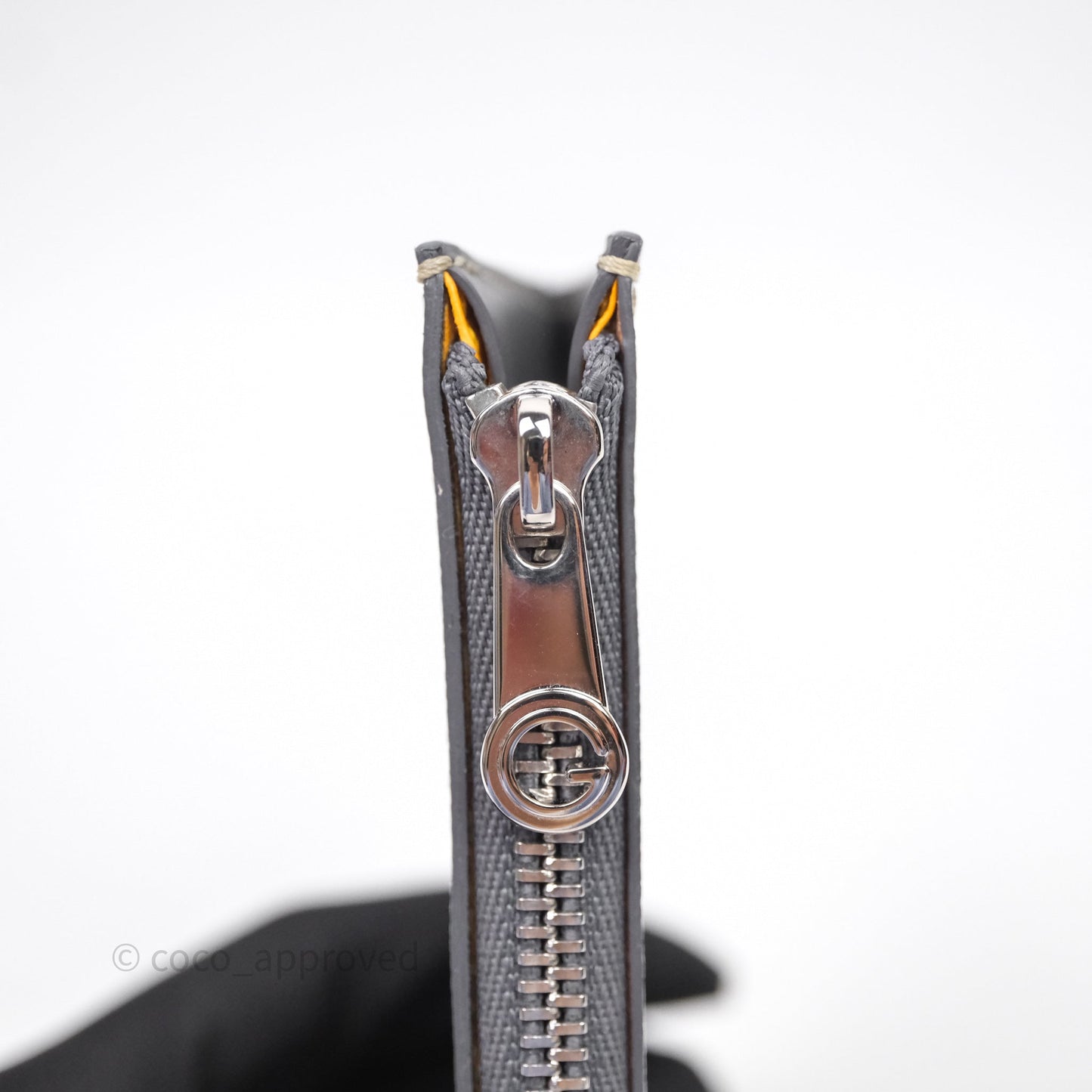 Goyard Bourbon Zipped Card Holder Grey