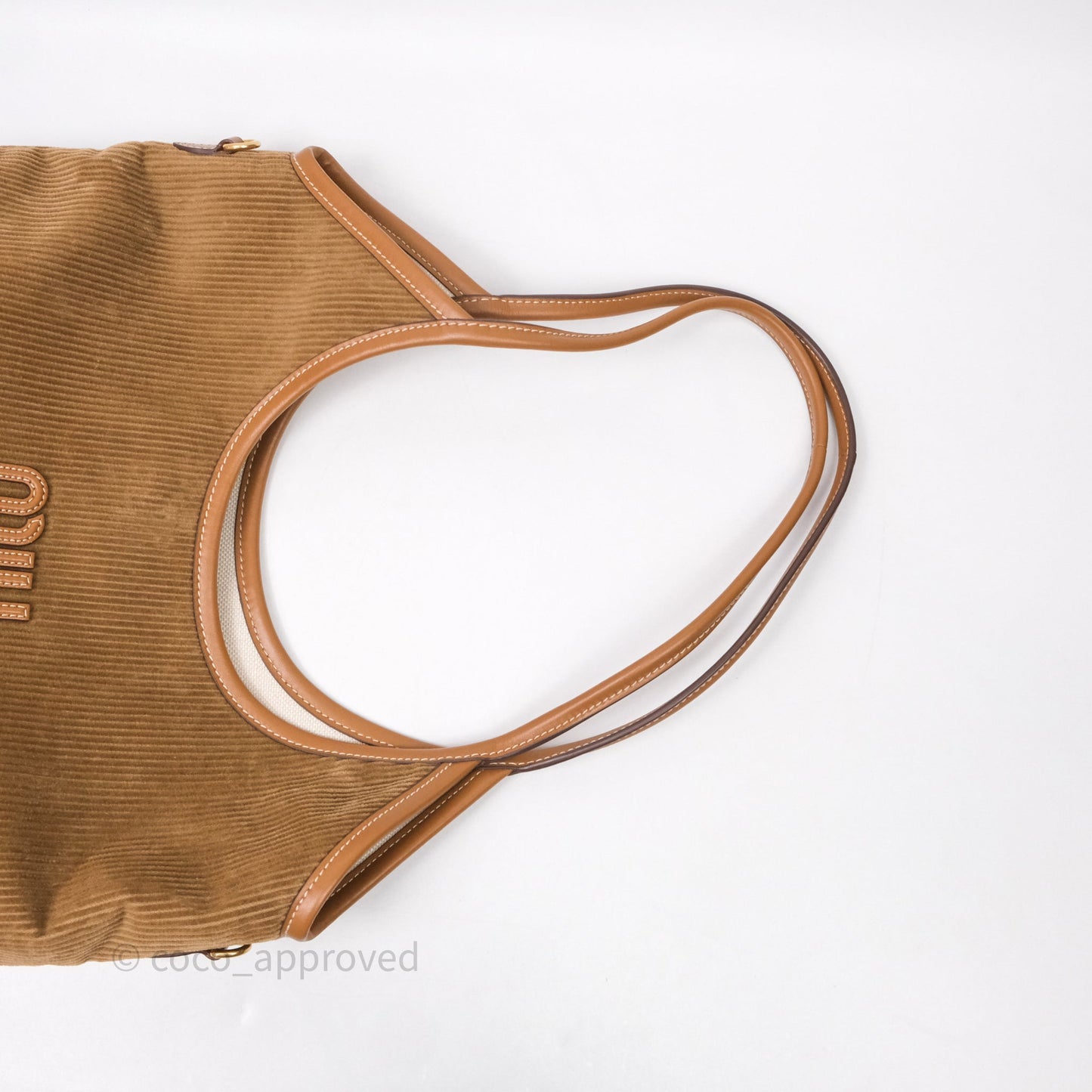 Miu Miu IVY Corduroy Bag Cinnamon