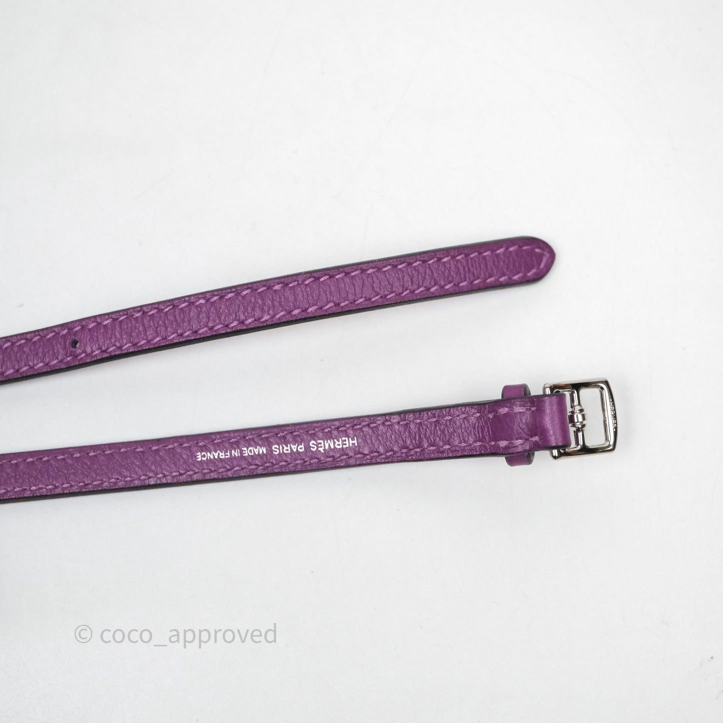 Hermes Clic H Bag Anemone P9 Veau Evercolor Palladium Hardware