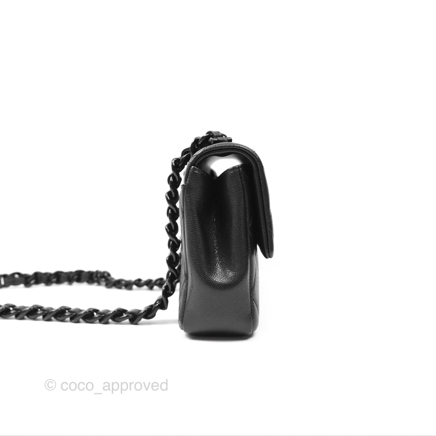 Chanel My Everything Flap Bag So Black Caviar Incognito Hardware