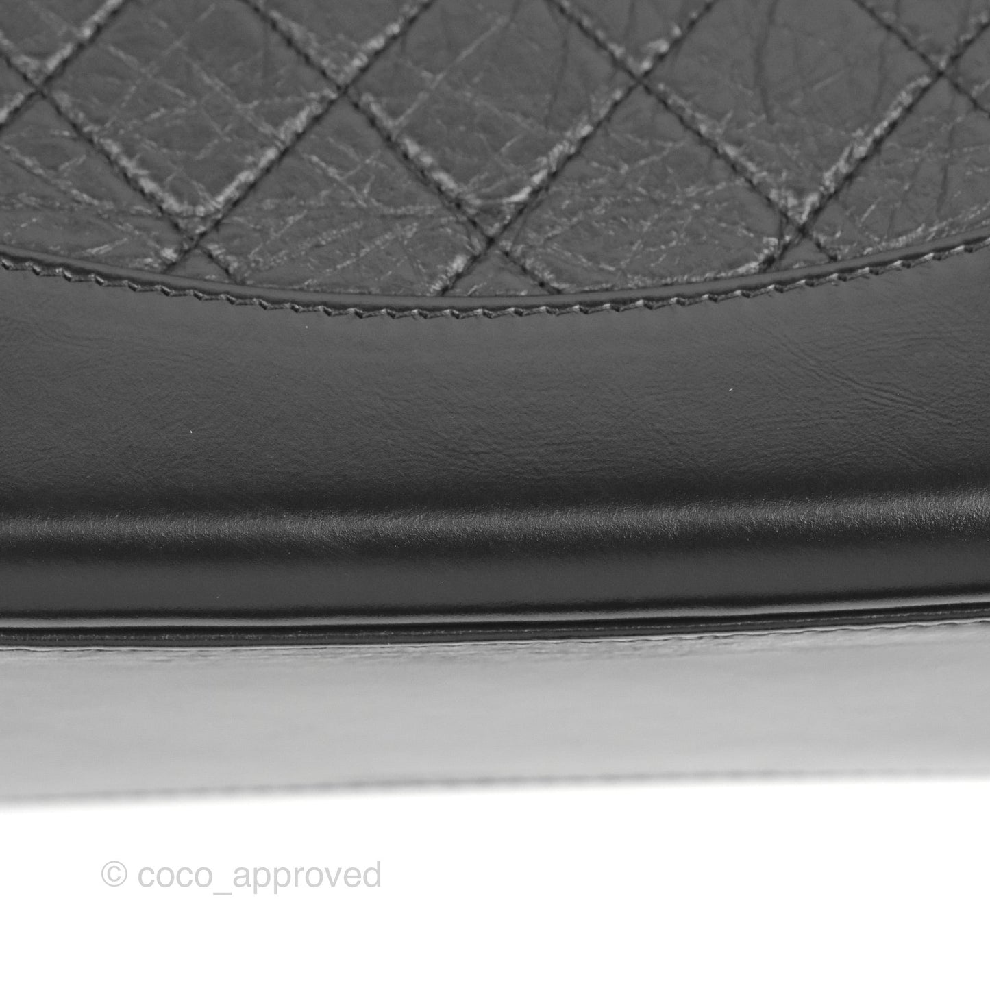 Chanel Small Gabrielle Backpack Black Aged Calfskin