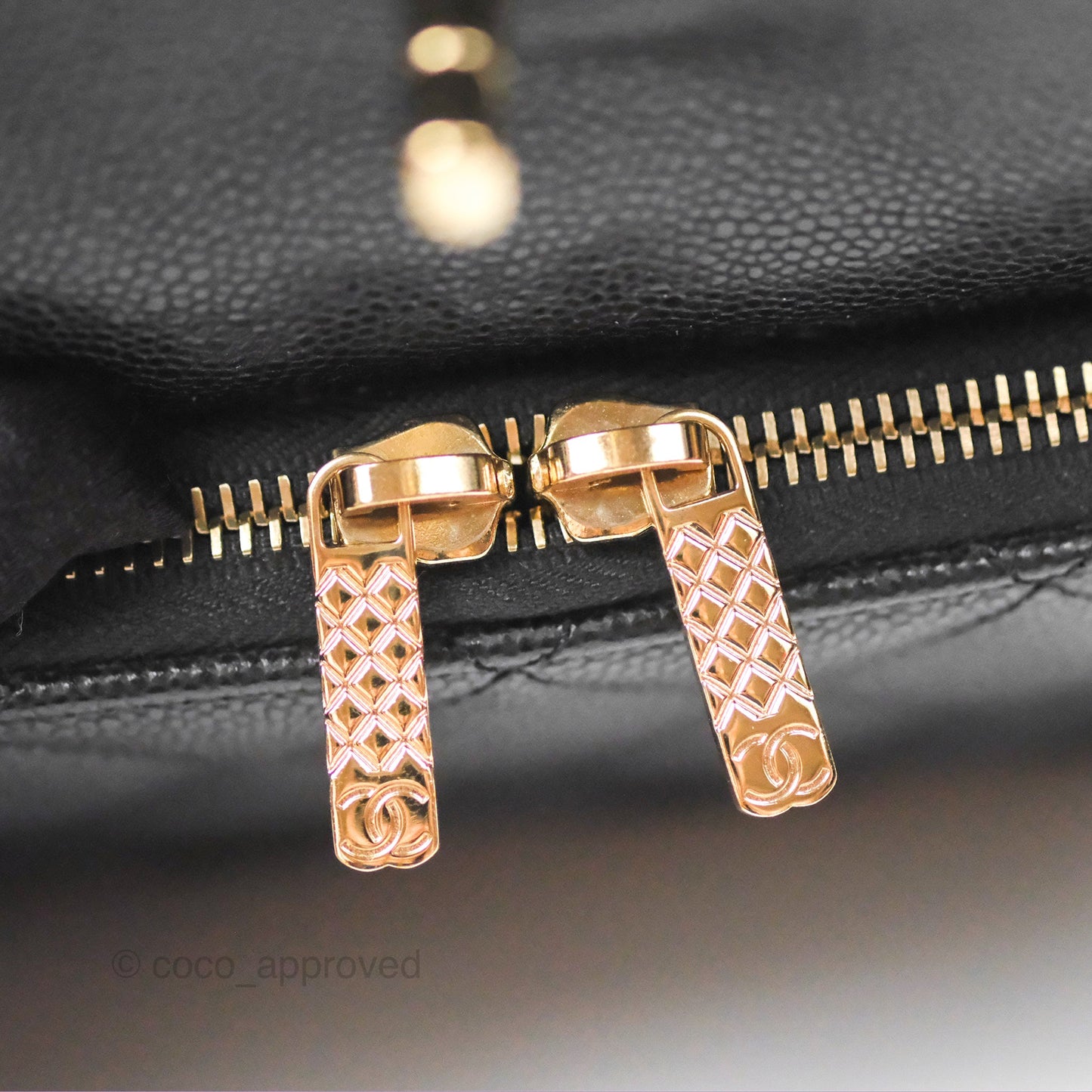 Chanel Quilted Business Affinity Backpack Black Caviar Gold Hardware