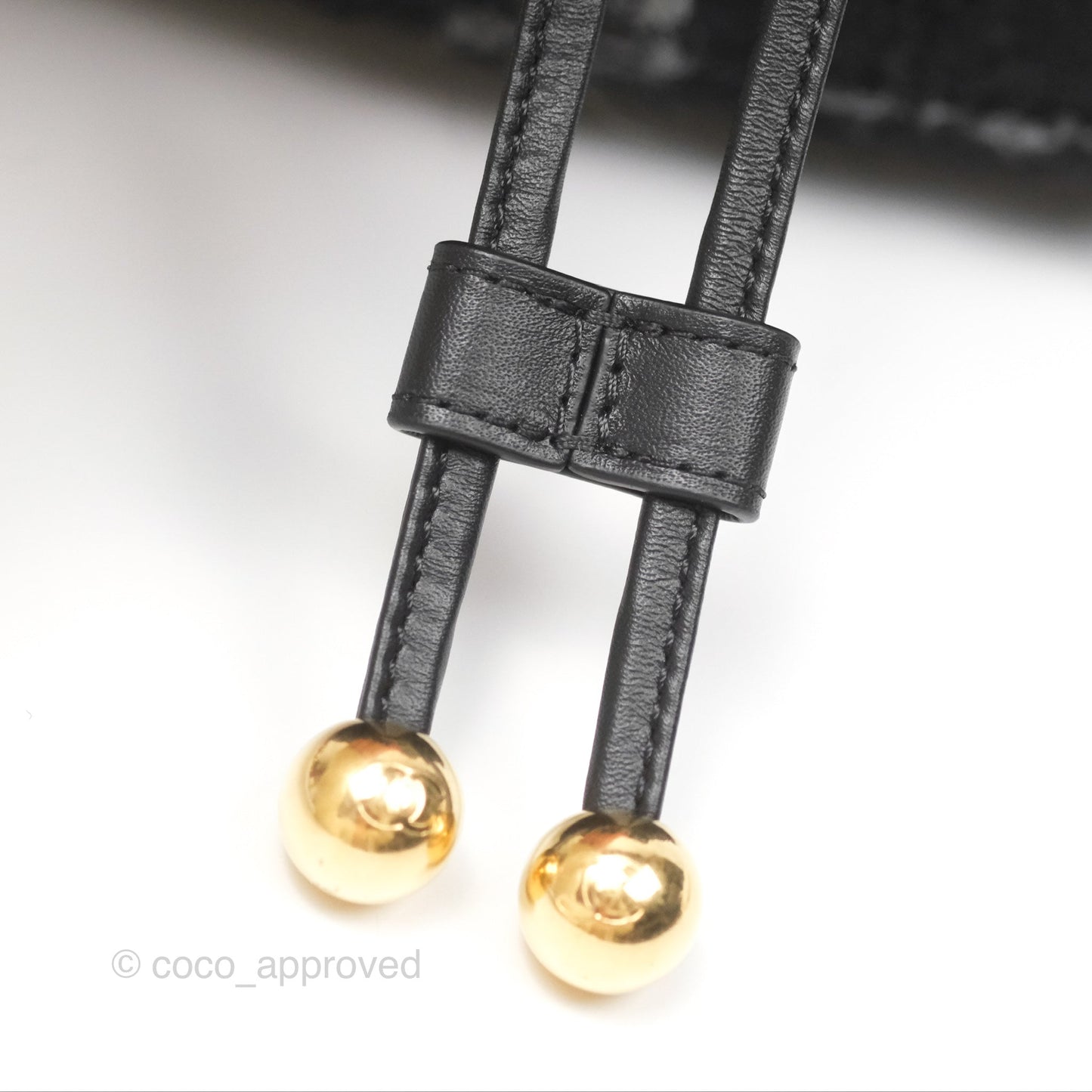 Chanel Duma Backpack Black Tweed Aged Gold Hardware 22K