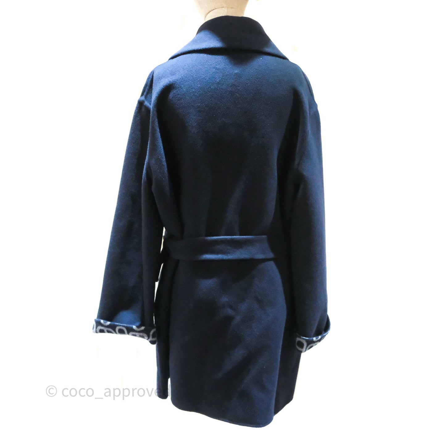 Hermès Coat Bleu Size 38